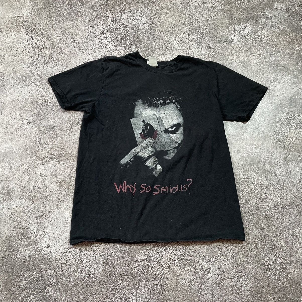 Vintage Vintage Y2K Joker Horror Graphic Tee Sun Faded Grunge Slim M Size US M / EU 48-50 / 2 - 2 Thumbnail