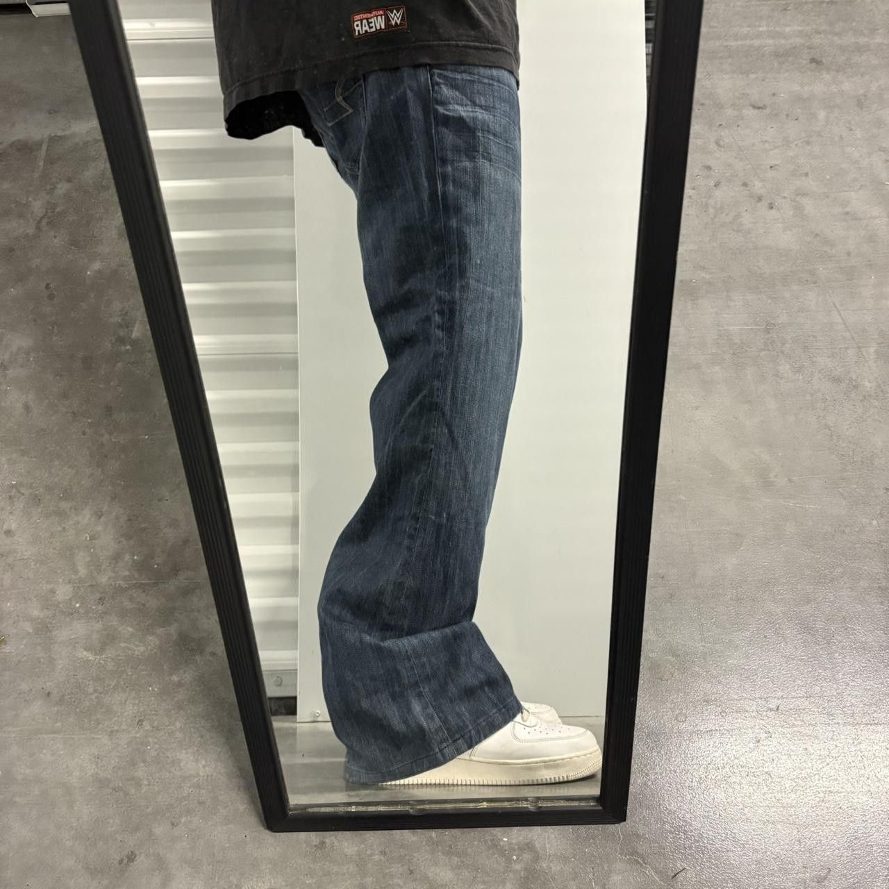Vintage Crazy Vintage Y2K/2000s Baggy Wideleg Dark Wash Skater Streetwear Style Denim Jeans! Size US 36 / EU 52 - 2 Thumbnail