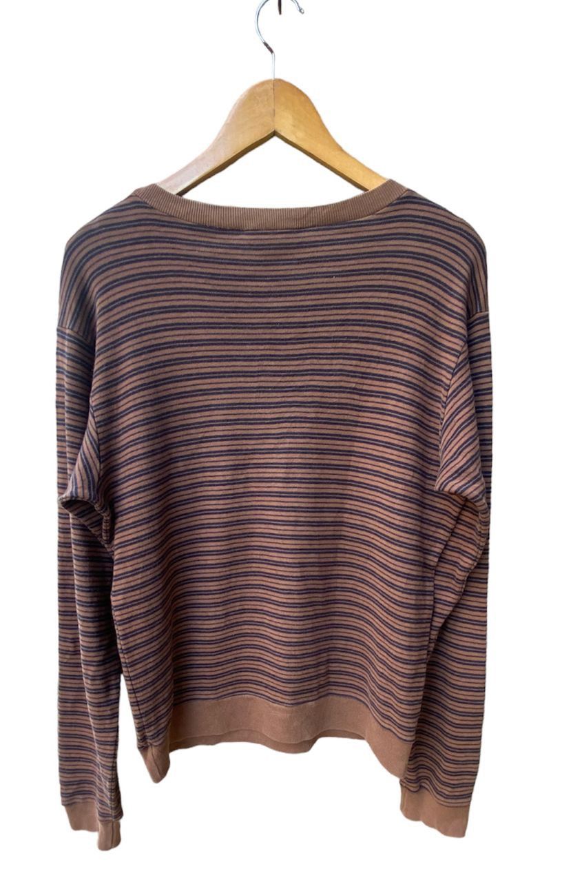 A.P.C. A.P.C Sweatshirt Crewneck Stripe Size US L / EU 52-54 / 3 - 2 Thumbnail