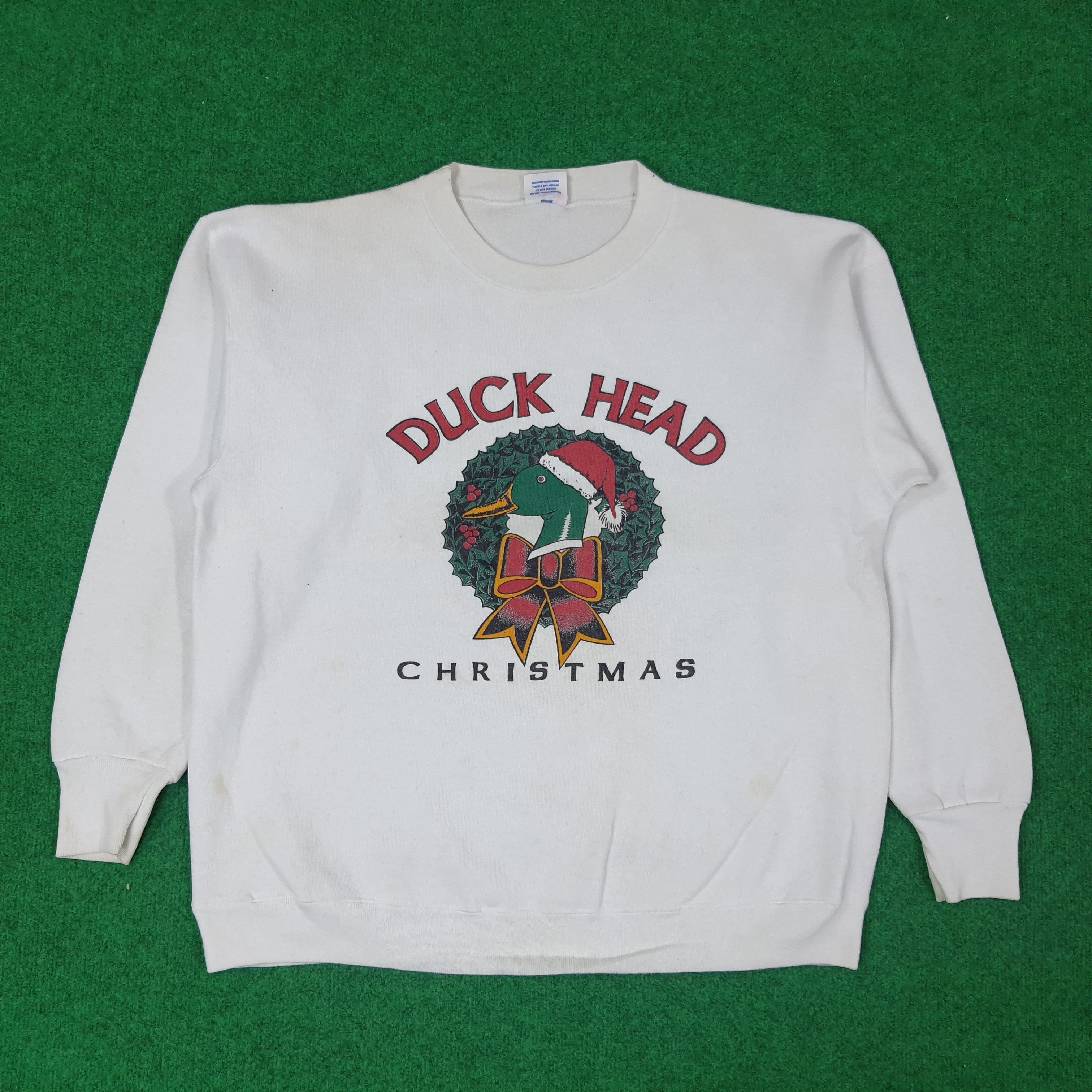 Duck Head Vintage Duck Head Christmas Winters Sweatshirt C253N7 Size US L / EU 52-54 / 3 - 1 Thumbnail