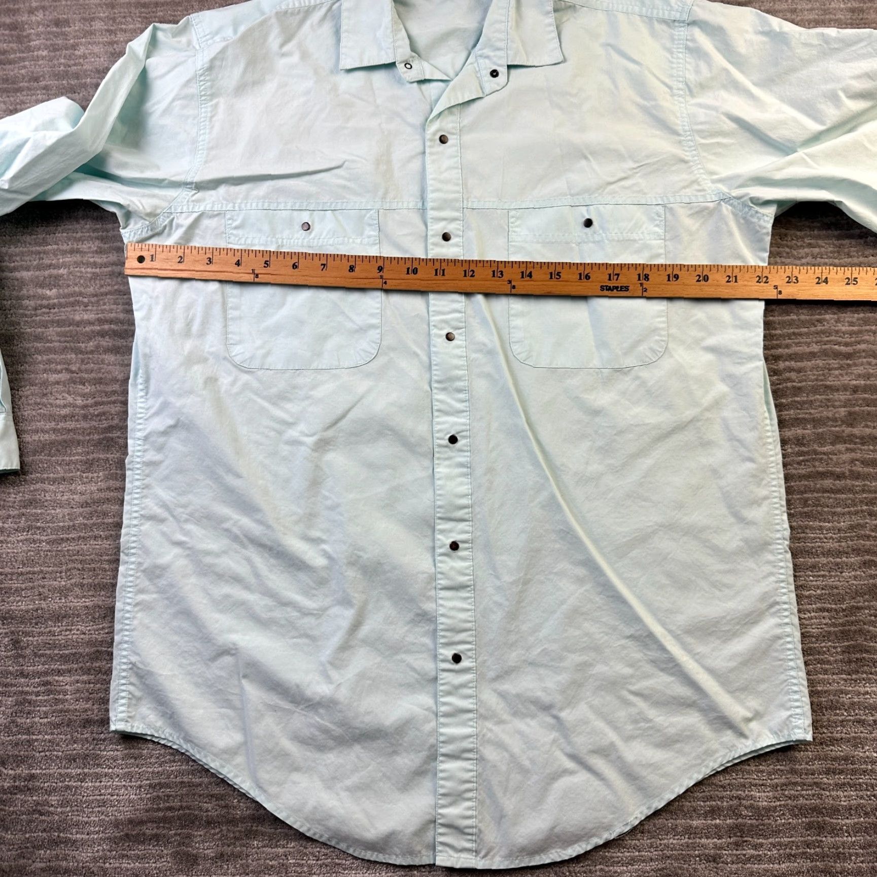 Patagonia VINTAGE Patagonia Shirt Mens Medium Blue Snap Utility Fishing Outdoor Size US M / EU 48-50 / 2 - 7 Thumbnail