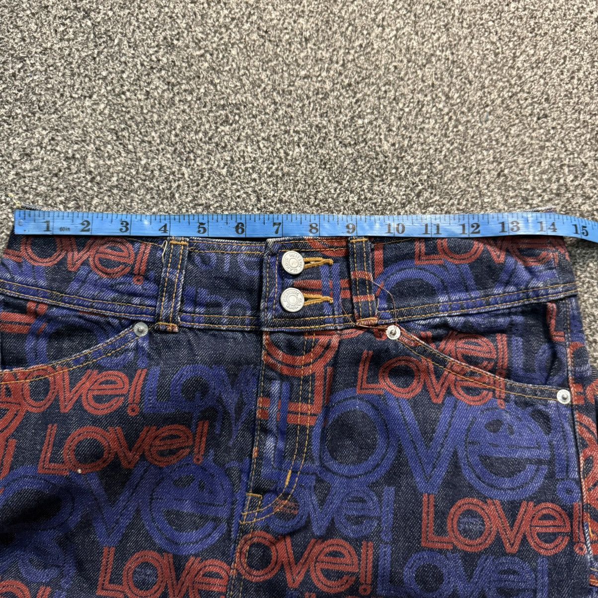 Hysteric Glamour 🔥🇯🇵 Vintage Rare Denim Hysteric Glamour Overprint Skirt Size 28" / US 6 / IT 42 - 10 Thumbnail