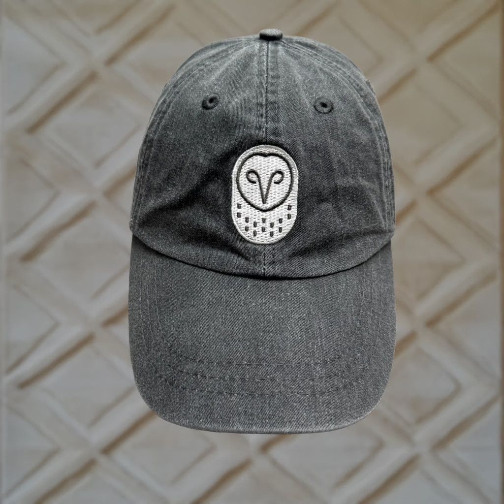 Logo 7 Samsara Hat Cap Adams Owl Embroidered Logo Washed Gray OSFA Cotton Mens Size ONE SIZE - 1 Thumbnail