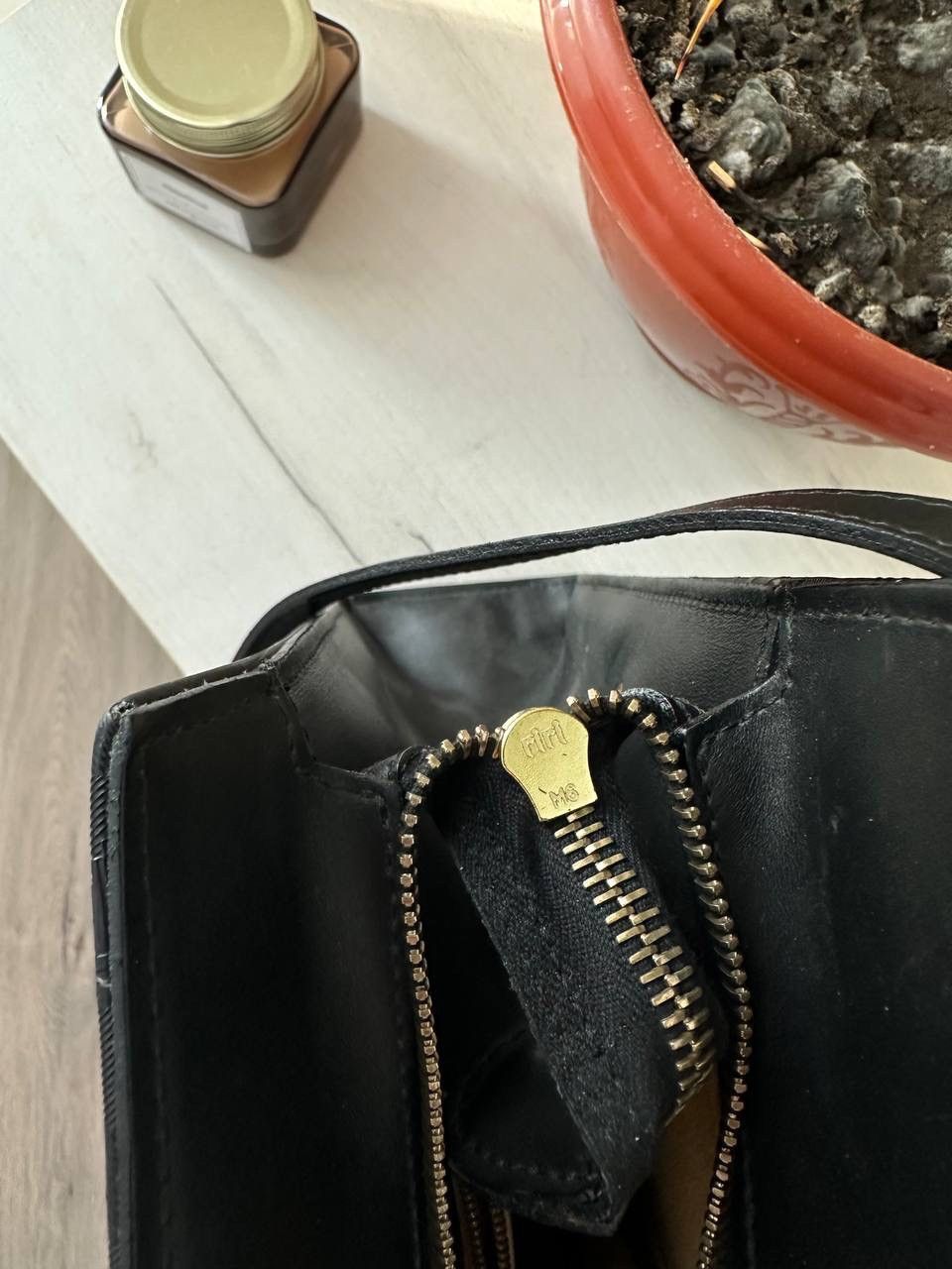 Maison Mollerus × Vintage Vintage Maison Mollerus Black Nylon Monogram Bag Size ONE SIZE - 15 Thumbnail