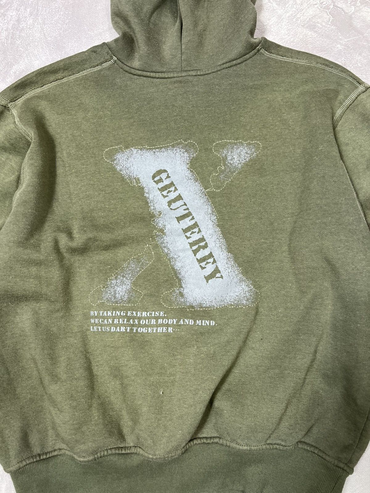 Other Vintage Histeric Glamour Style Distressed Hoodie Size US L / EU 52-54 / 3 - 9 Thumbnail