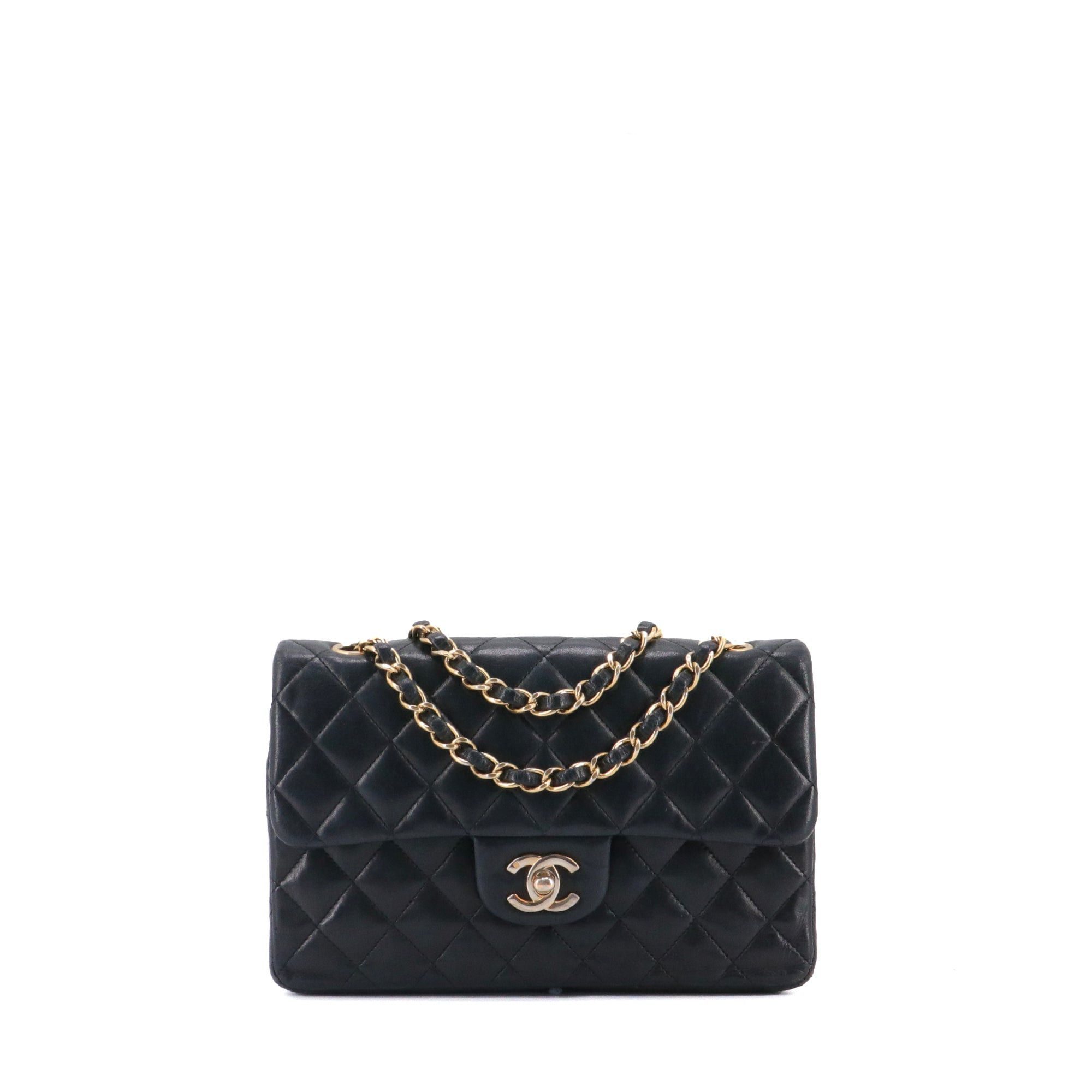 Chanel CHANEL - Classique/Timeless 23 Chanel double flap handbag in black quilted leather Size ONE SIZE - 1 Thumbnail