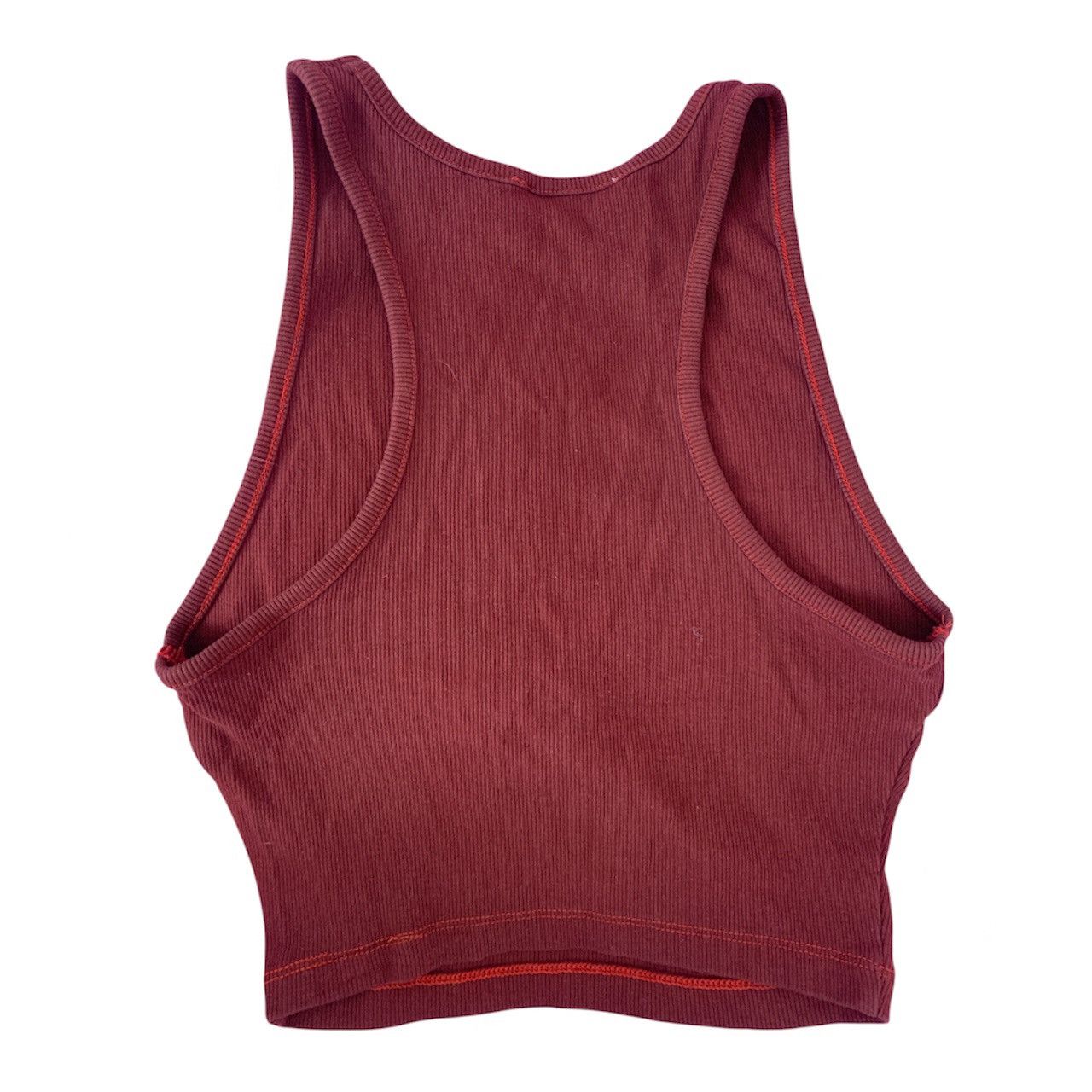 Zara Zara Burgundy Crop Top Size S / US 4 / IT 40 - 3 Thumbnail
