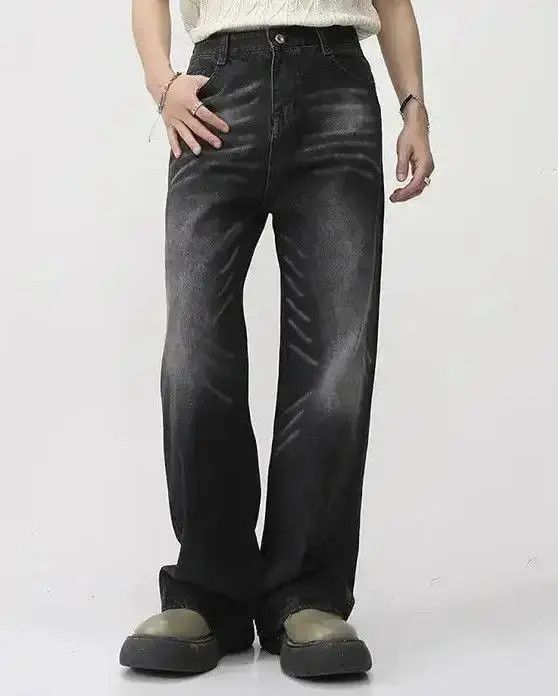 Japanese Brand Vintage Straight Loose Denim Size US 32 / EU 48 - 2 Thumbnail