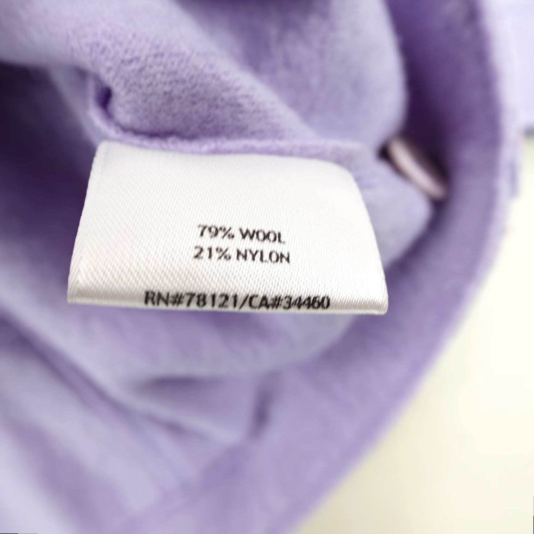 Eileen Fisher VINTAGE Eileen Fisher Blazer Jacket Womens XL Wool Blend Crop Classic Long Sleeve Purple Basic Coat Size XL / US 12-14 / IT 48-50 - 4 Thumbnail