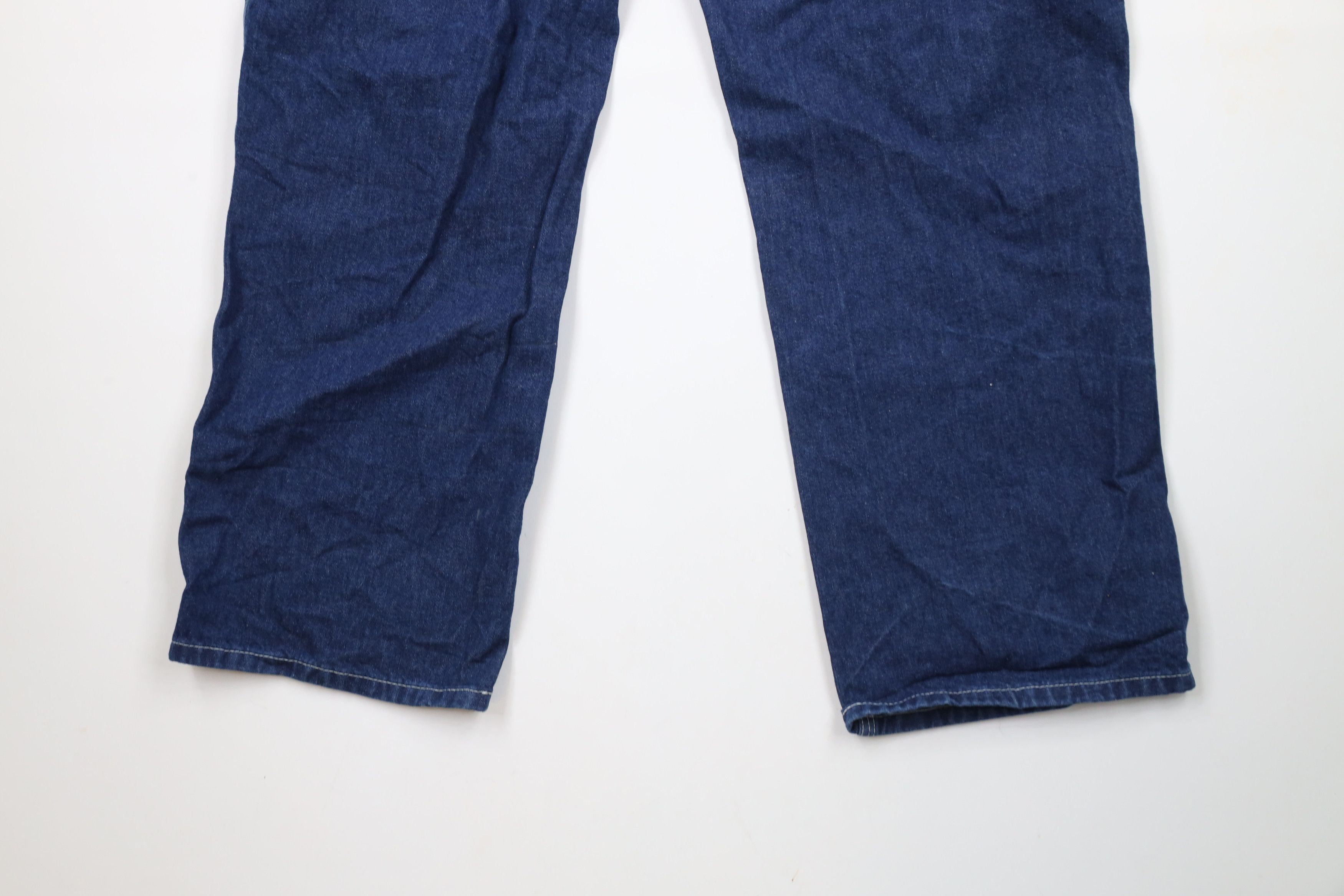 Carhartt × Vintage Vintage Carhartt Wide Leg Dungaree Carpenter Denim Jeans Size US 38 / EU 54 - 15 Thumbnail