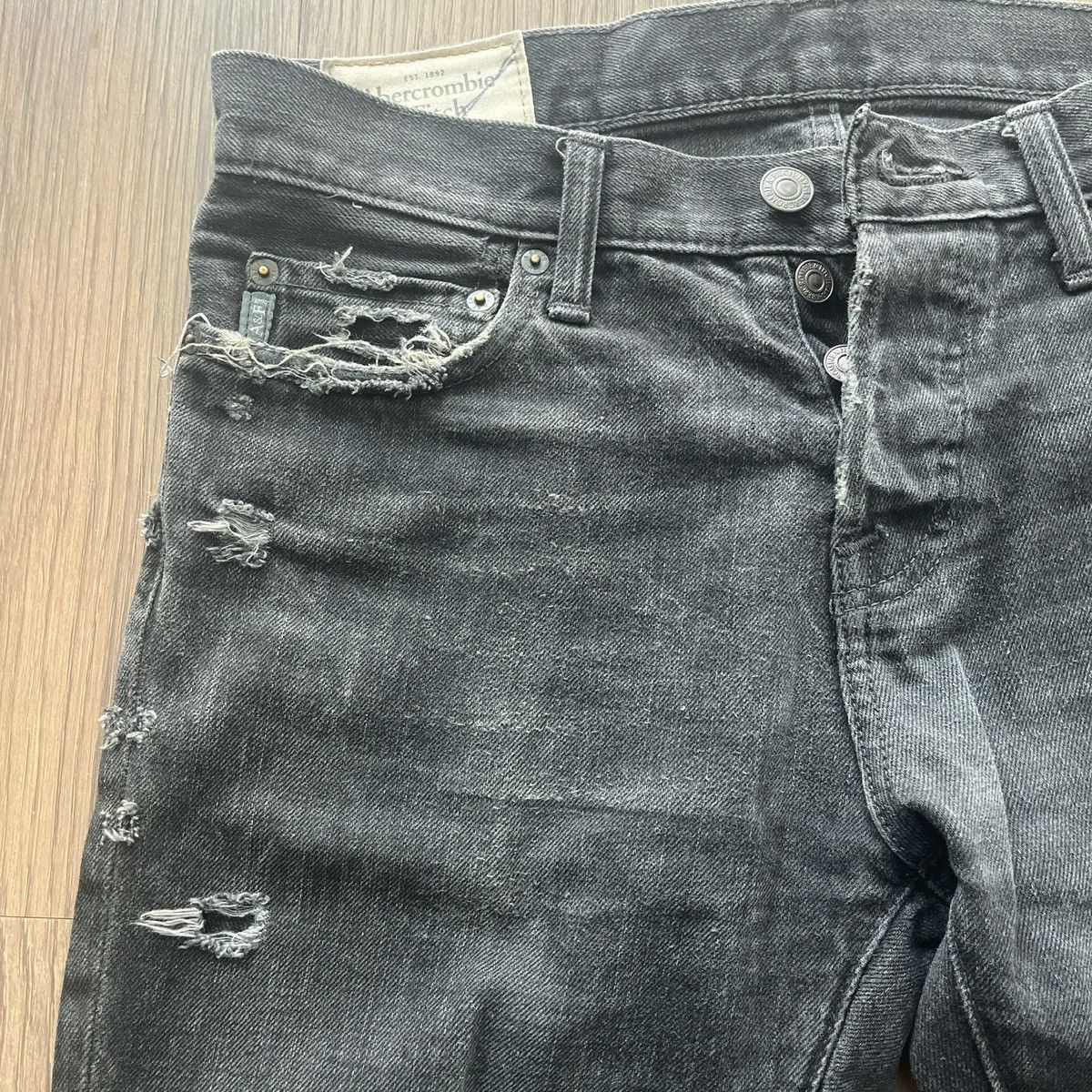Abercrombie & Fitch × Jean × Vintage Vintage Abercrombie & Fitch Size US 30 / EU 46 - 4 Thumbnail