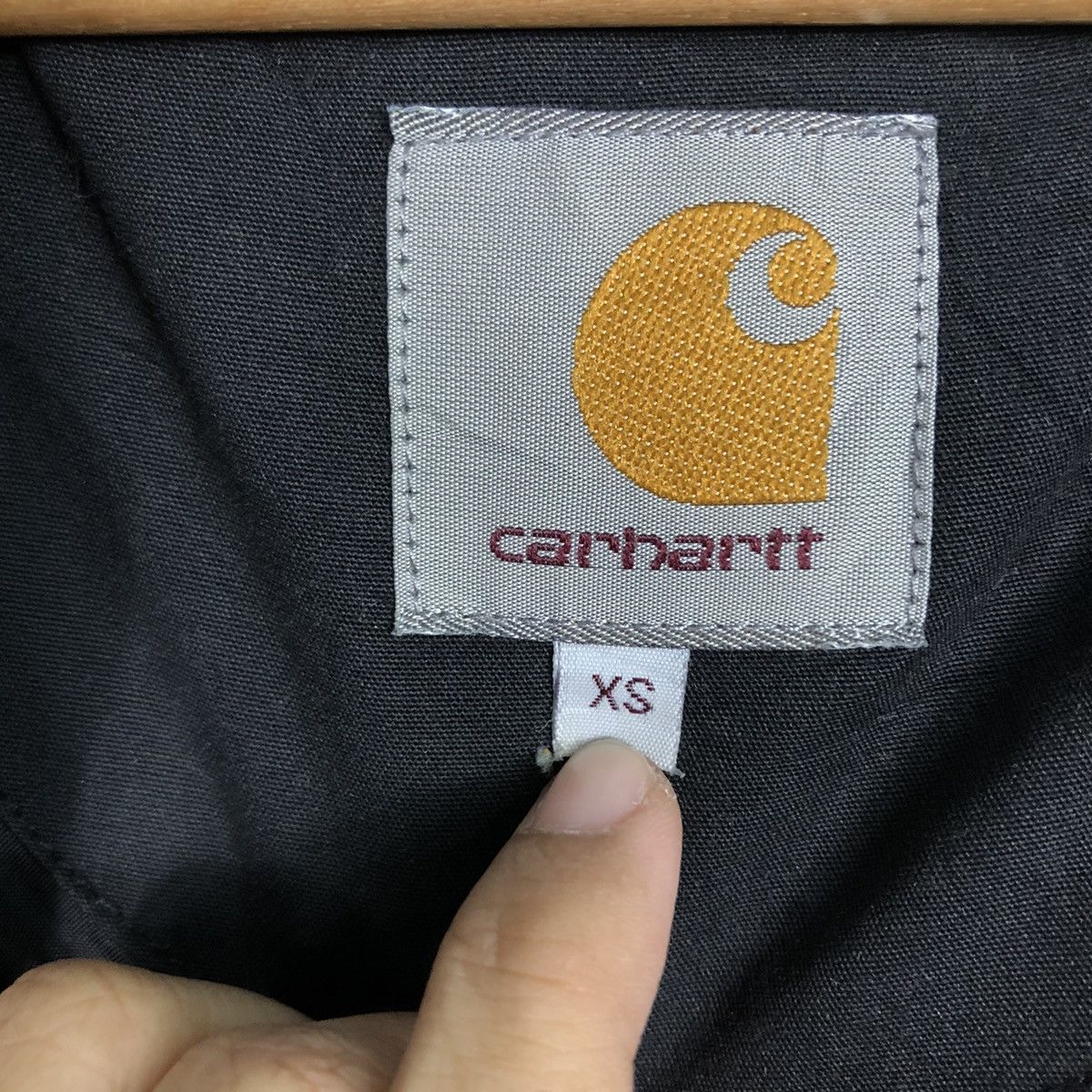 Carhartt Carhartt Hooded Work Jacket Black Canvas Full Zip Size US XS / EU 42 / 0 - 20 Thumbnail