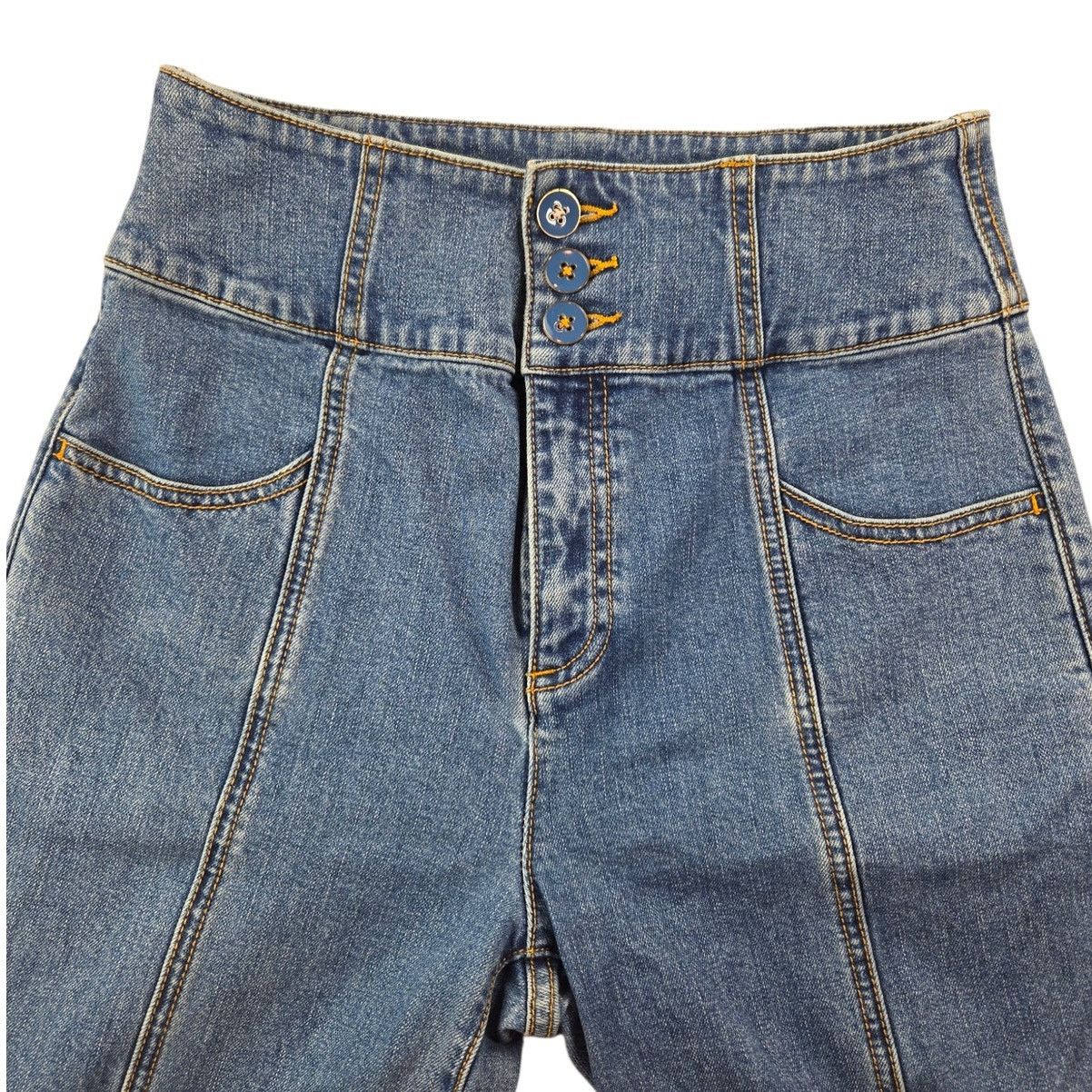 Kate Spade Kate Spade | Cropped, 3 Button, Flair Jeans | Size 27 Size 27" / US 4 / IT 40 - 4 Thumbnail
