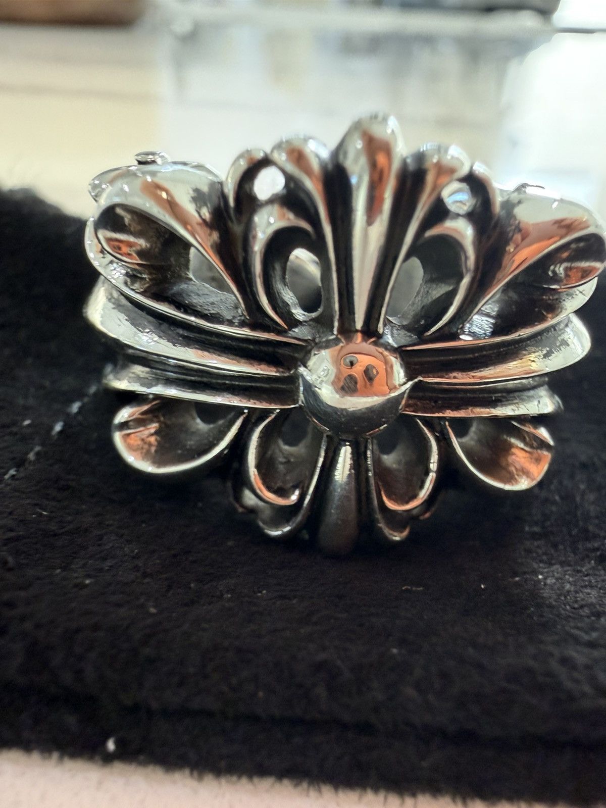 Chrome Hearts Double Floral Ring Size 9 Size ONE SIZE - 4 Thumbnail