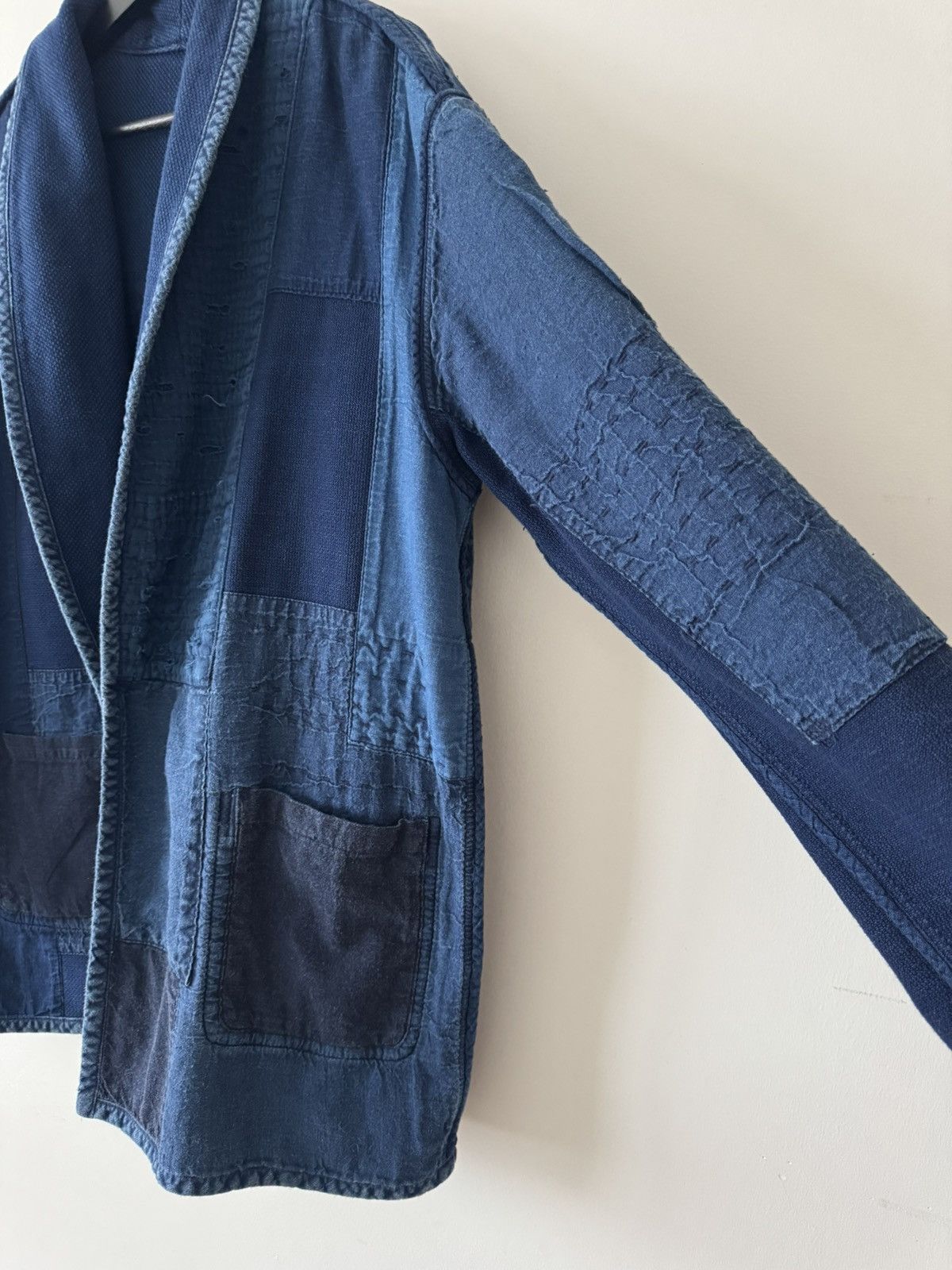 Blue Blue Japan Honai Sashiko Nenrin Reversible Jacket Size US L / EU 52-54 / 3 - 5 Thumbnail