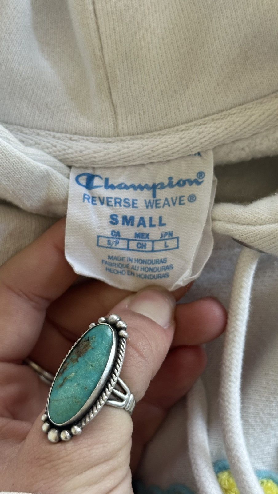 Champion Champion neon chenille embroidered hoodie Size S / US 4 / IT 40 - 7 Thumbnail