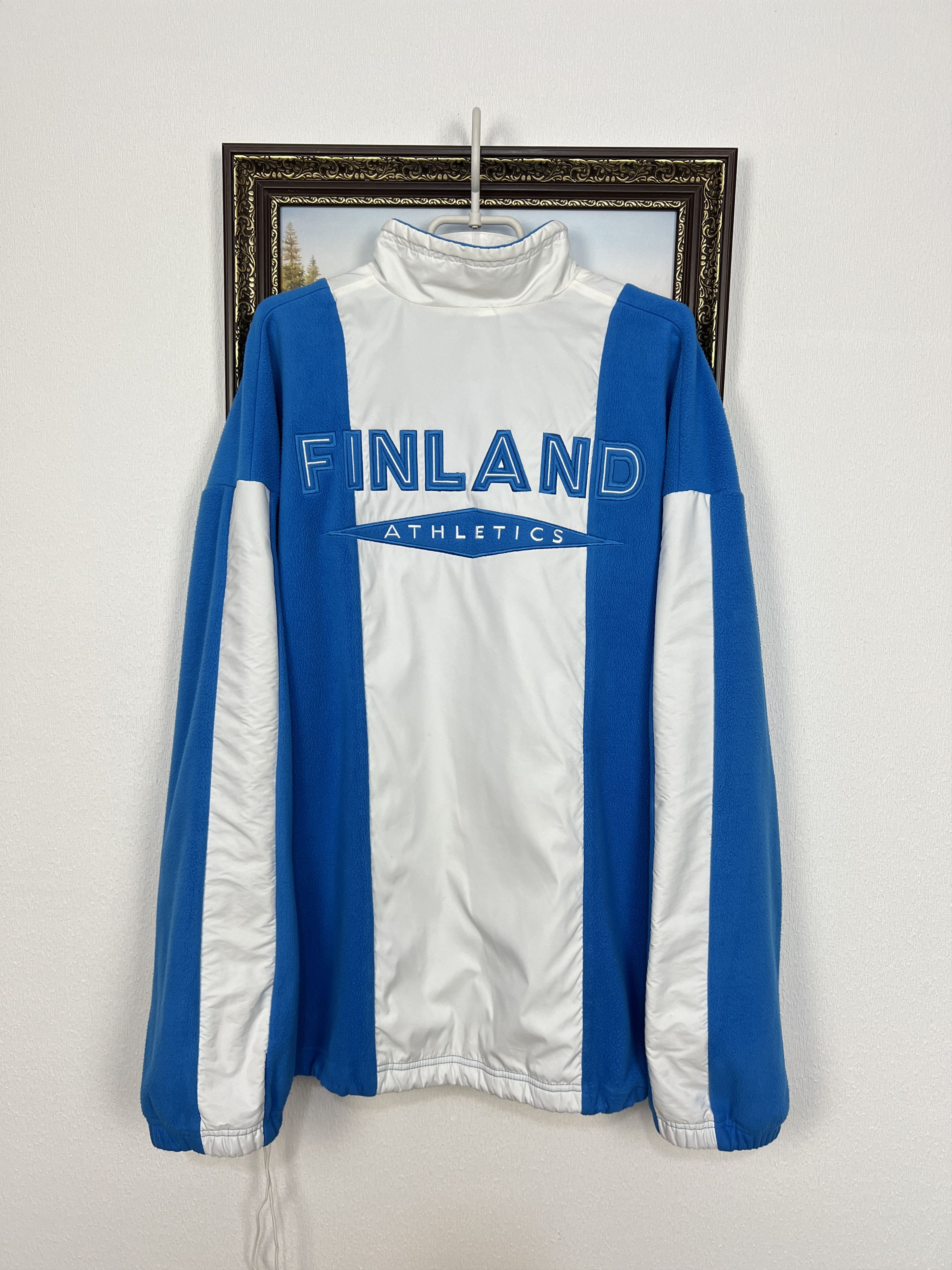 Nike Vintage 90's Nike Finland Warm Jacket National Team Size US XL / EU 56 / 4 - 1 Thumbnail