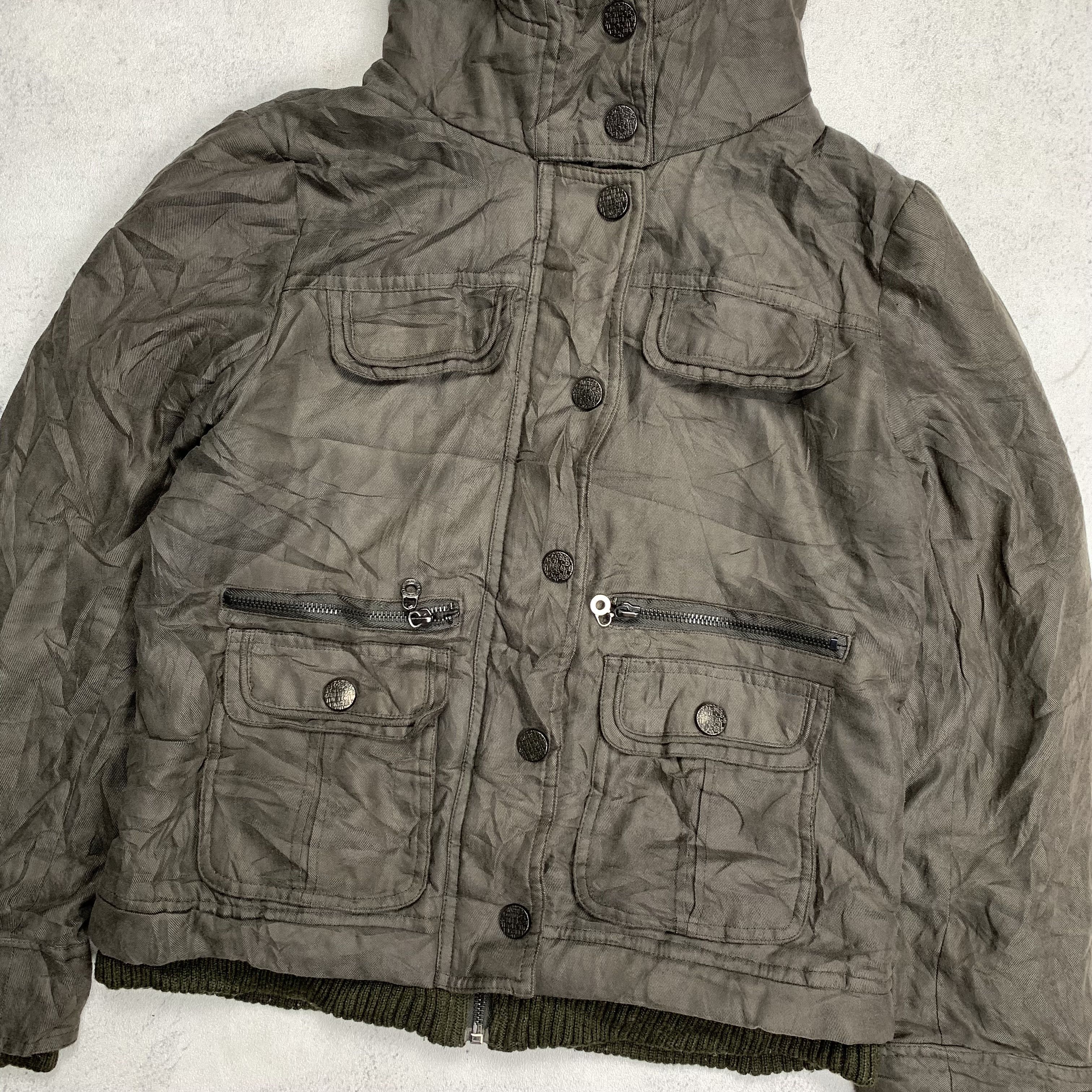 Japanese Brand × Seditionaries Cecil McBee Multi Pocket Jacket Army Military Style Size M / US 6-8 / IT 42-44 - 2 Thumbnail