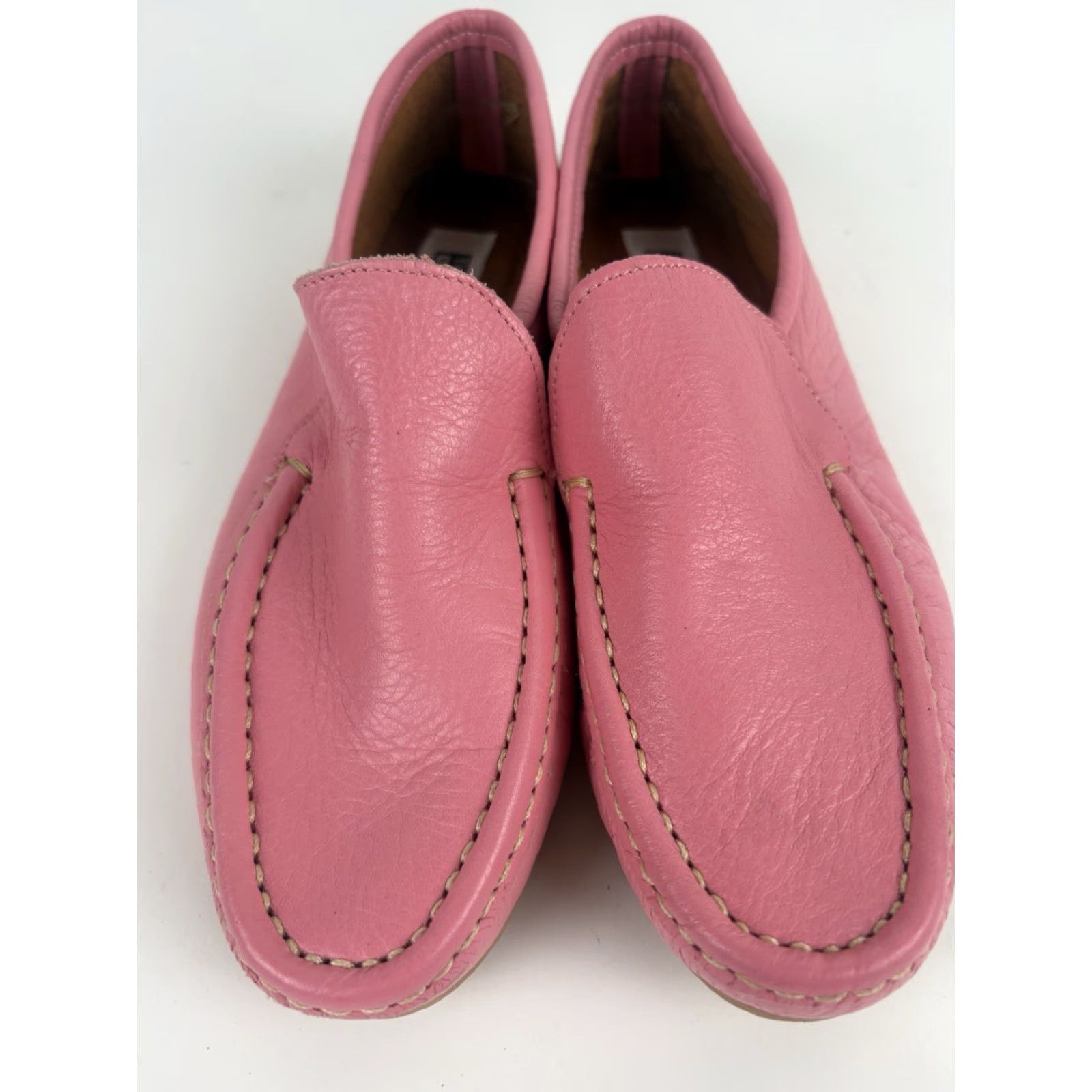 Vintage VINTAGE? No. The Tog Shop Pink Leather Slip On Loafers Womens Size 9N Italy Size US 9 / IT 39 - 2 Thumbnail