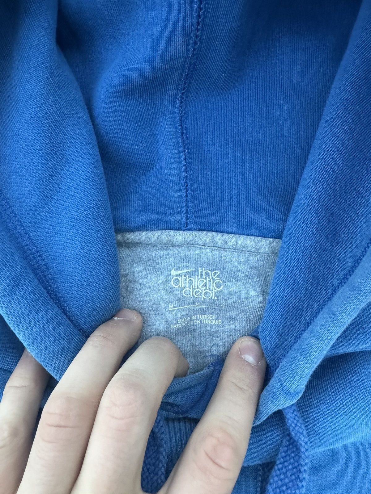 Nike × Vintage Vintage Nike Small Swoosh Boxy Hoodie Y2K USA Size US M / EU 48-50 / 2 - 4 Thumbnail