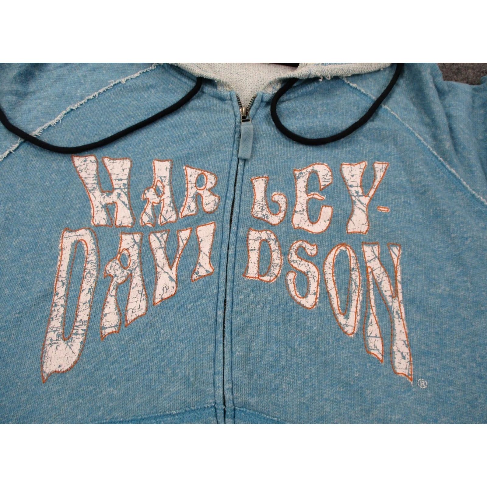 Harley Davidson Harley Davidson Hoodie Sweatshirt Womens 1X Blue Pullover Motorcycle Logo Y2K Size XL / US 12-14 / IT 48-50 - 7 Thumbnail