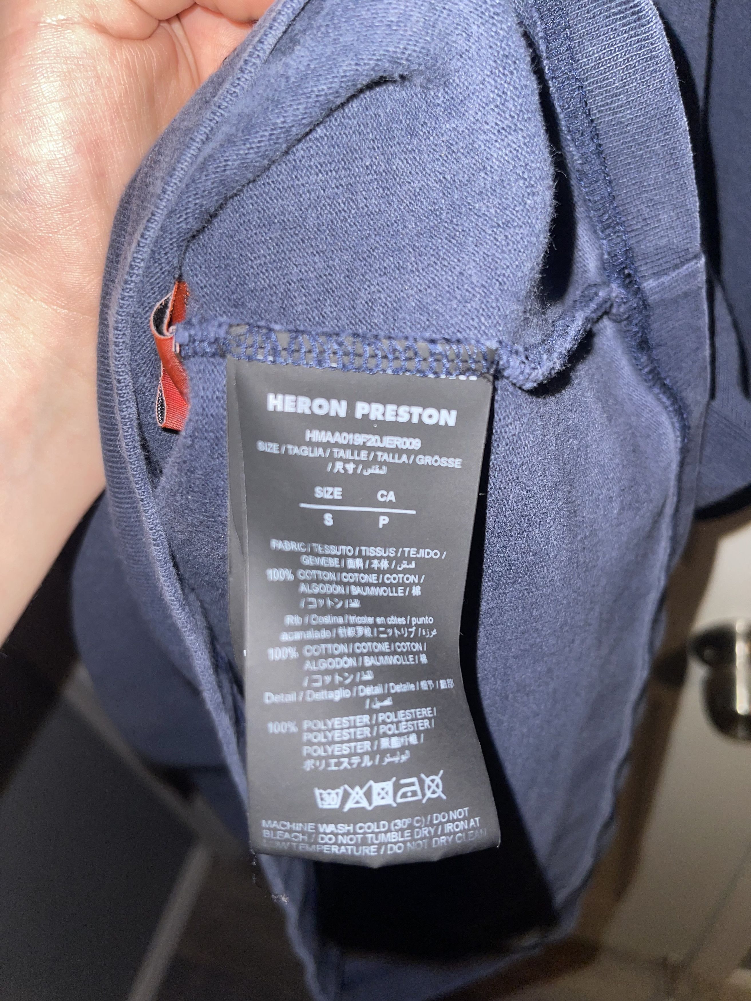 Heron Preston Heron Preston Uniform Heavy Pocket T-Shirt Size US S / EU 44-46 / 1 - 5 Thumbnail