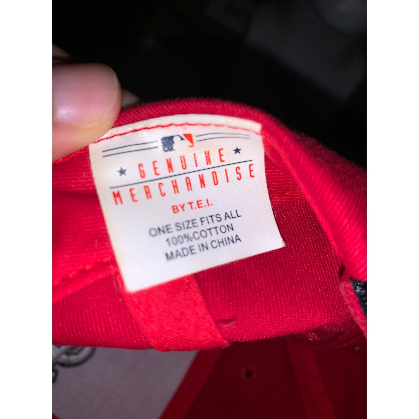 MLB St Louis Cardinals Hat Red Adjustable MLB Baseball Cap Size ONE SIZE - 8 Thumbnail