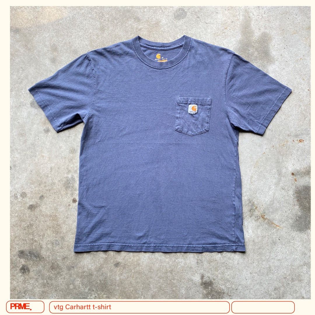 Carhartt × Vintage vintage Y2K CARHARTT Classic Logo spellout patch t-shirt Size US M / EU 48-50 / 2 - 6 Thumbnail