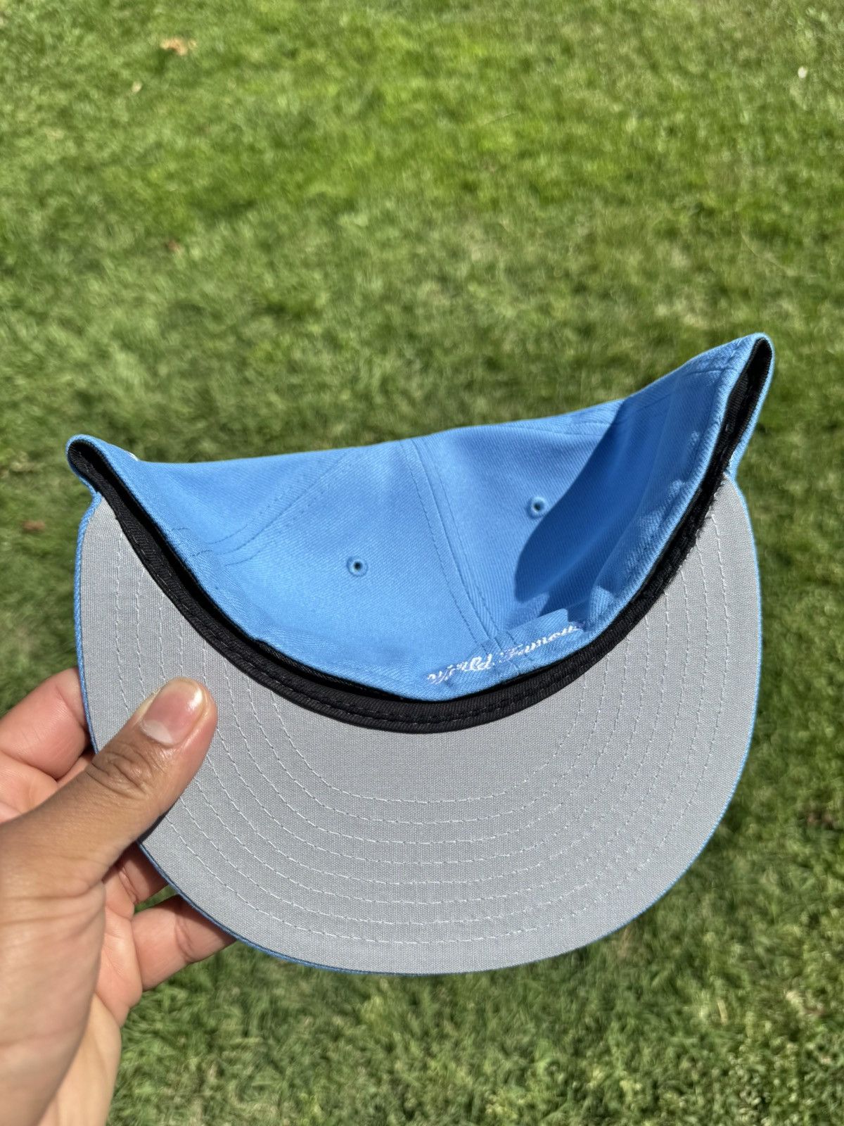 New Era × Supreme Supreme Shop Box Logo New Era Light Blue (Size 7 3/8) Size ONE SIZE - 4 Thumbnail