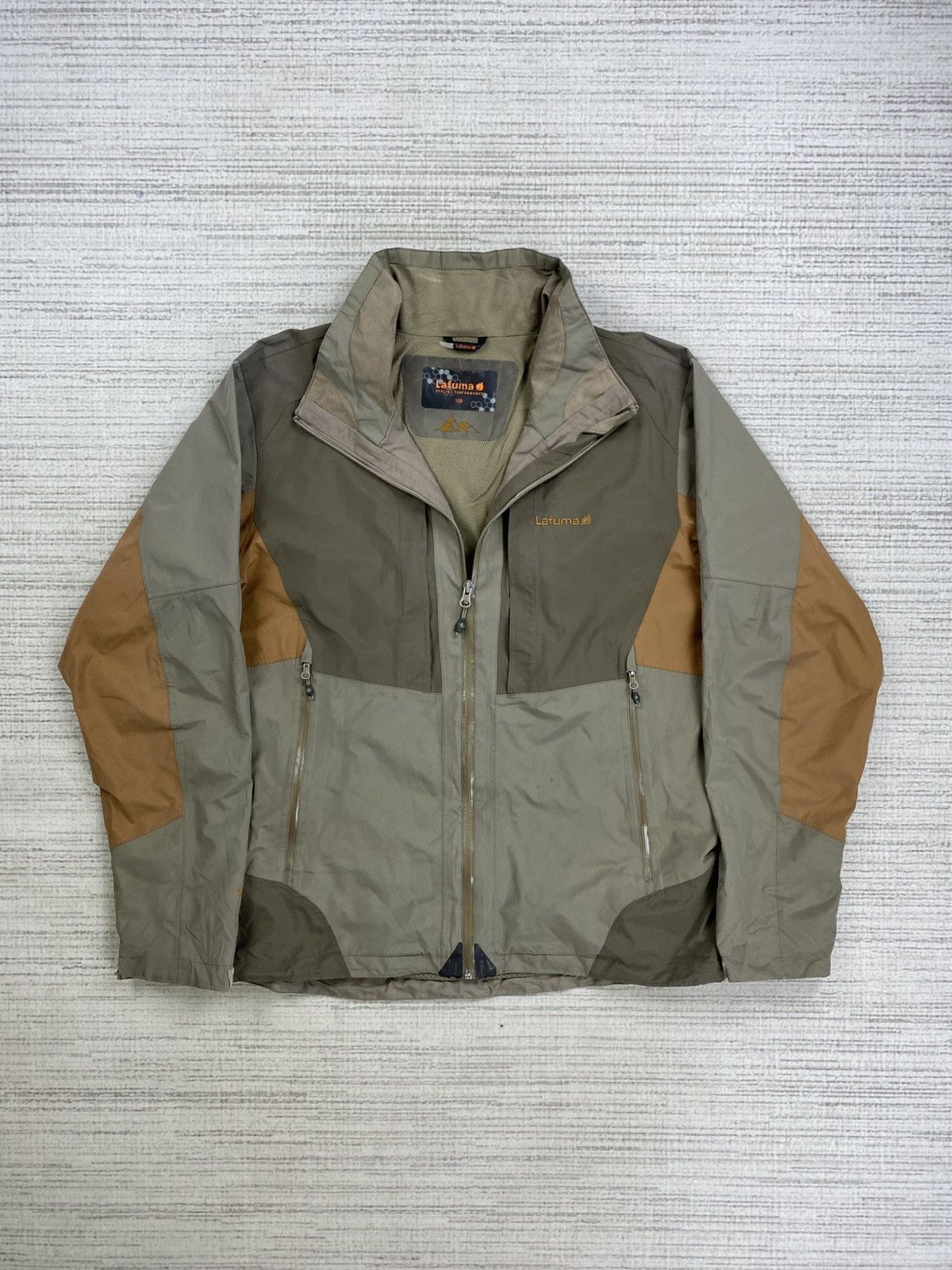 Goretex × Japanese Brand × Vintage Vtg Lafuma Goretex Colour Block Waterproof Zipper Jacket Size US L / EU 52-54 / 3 - 5 Thumbnail