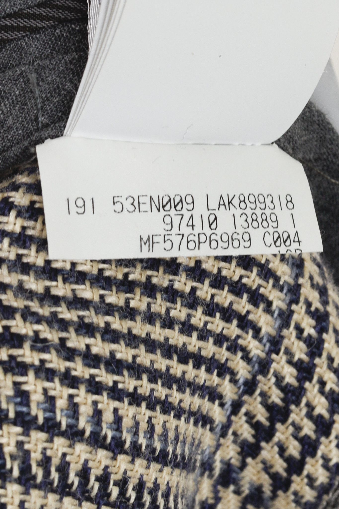 Brunello Cucinelli Brunello Cucinelli Houndstooth Linen Wide-Leg Trouser Size 32" / US 10 / IT 46 - 18 Thumbnail