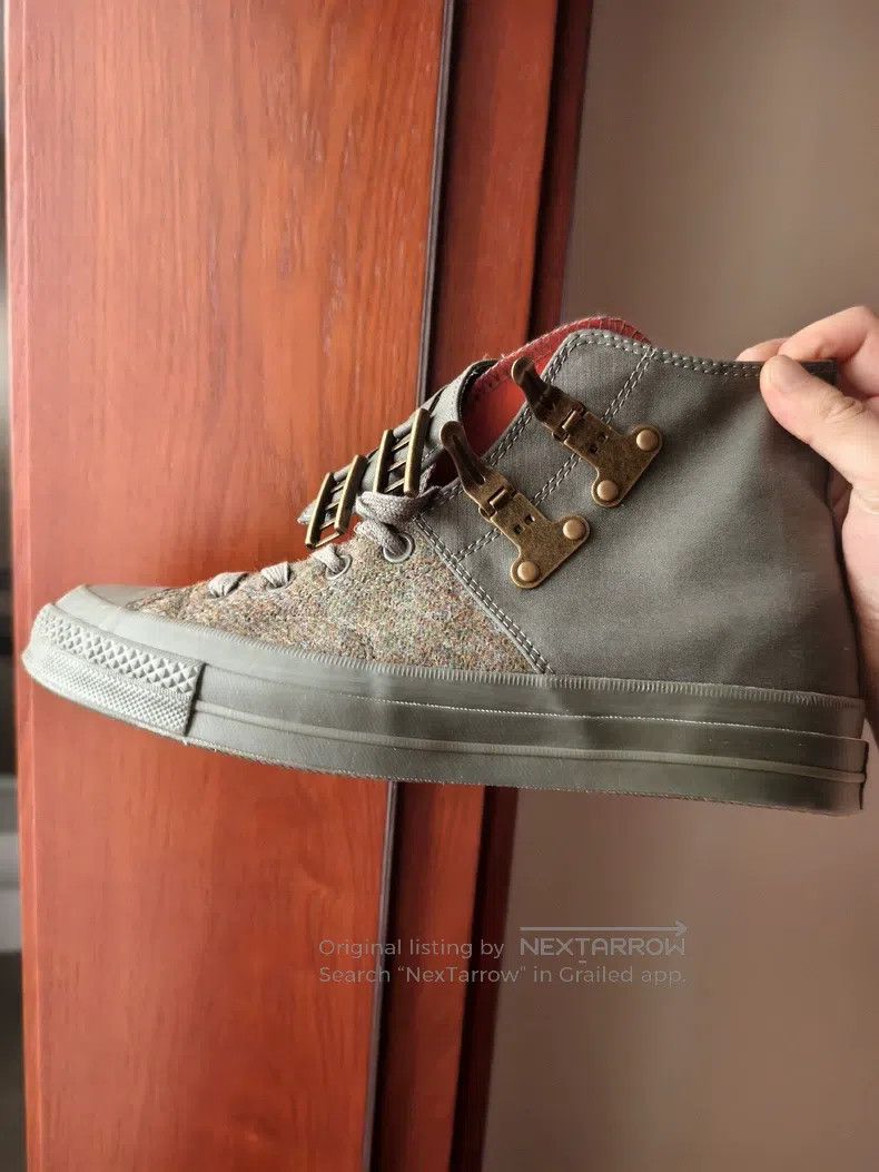 Nigel Cabourn Nigel Cabourn Canvas wool patch fastener vulcanized shoes Size US 10 / EU 43 - 9 Thumbnail