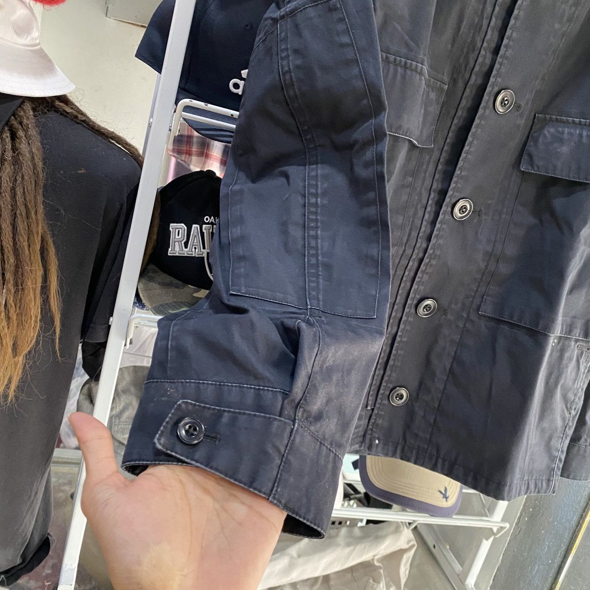 Japanese Brand × Lemaire × Uniqlo Uniqlo and Lemaire Black Light Jacket Hooded Size US M / EU 48-50 / 2 - 6 Thumbnail