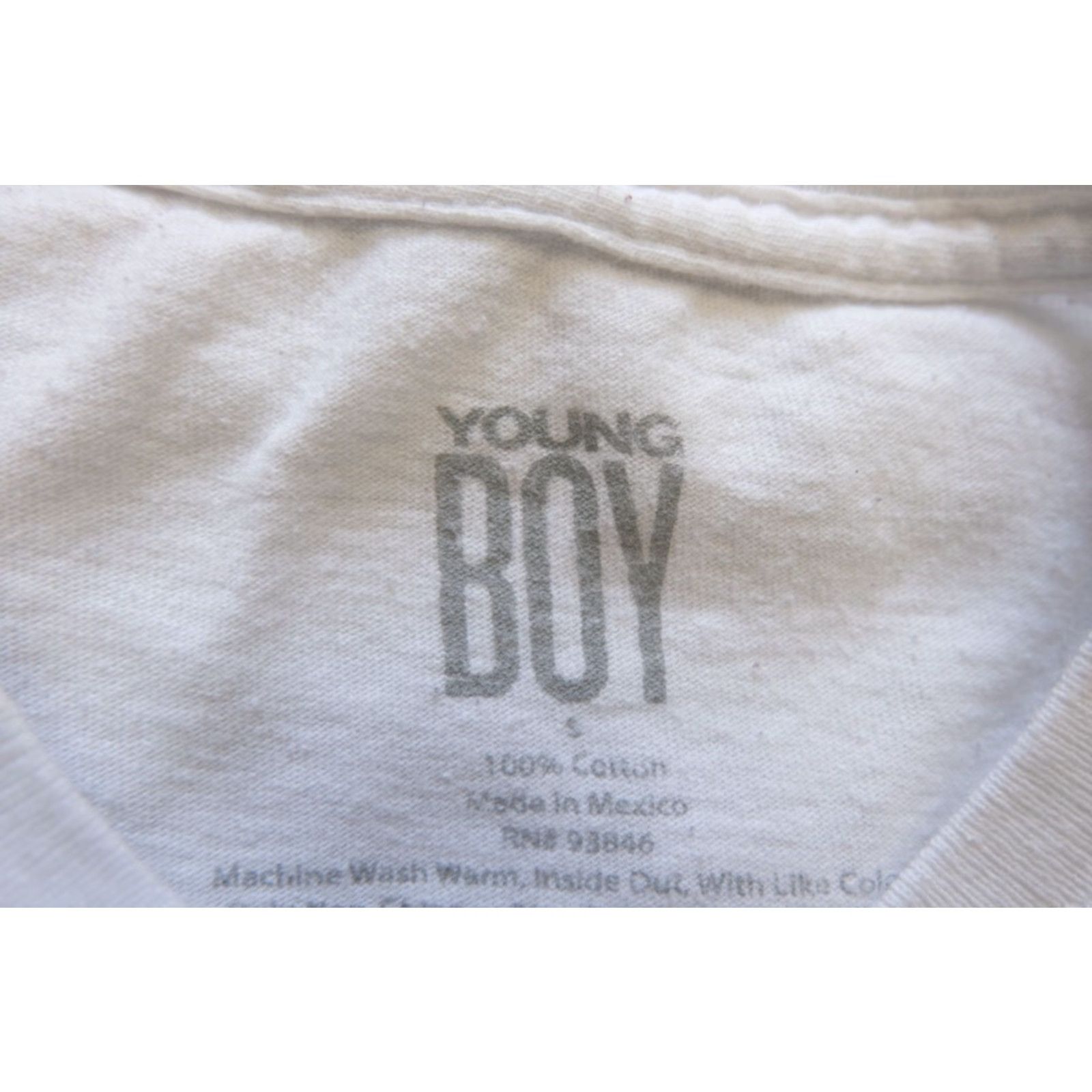 NBA VINTAGE NBA YOUNG BOY MUSIC RAP TEE VTG Y2K HIP HOP 100% COTTON WHITE T SHIRT MEN SZ S Size US S / EU 44-46 / 1 - 6 Thumbnail