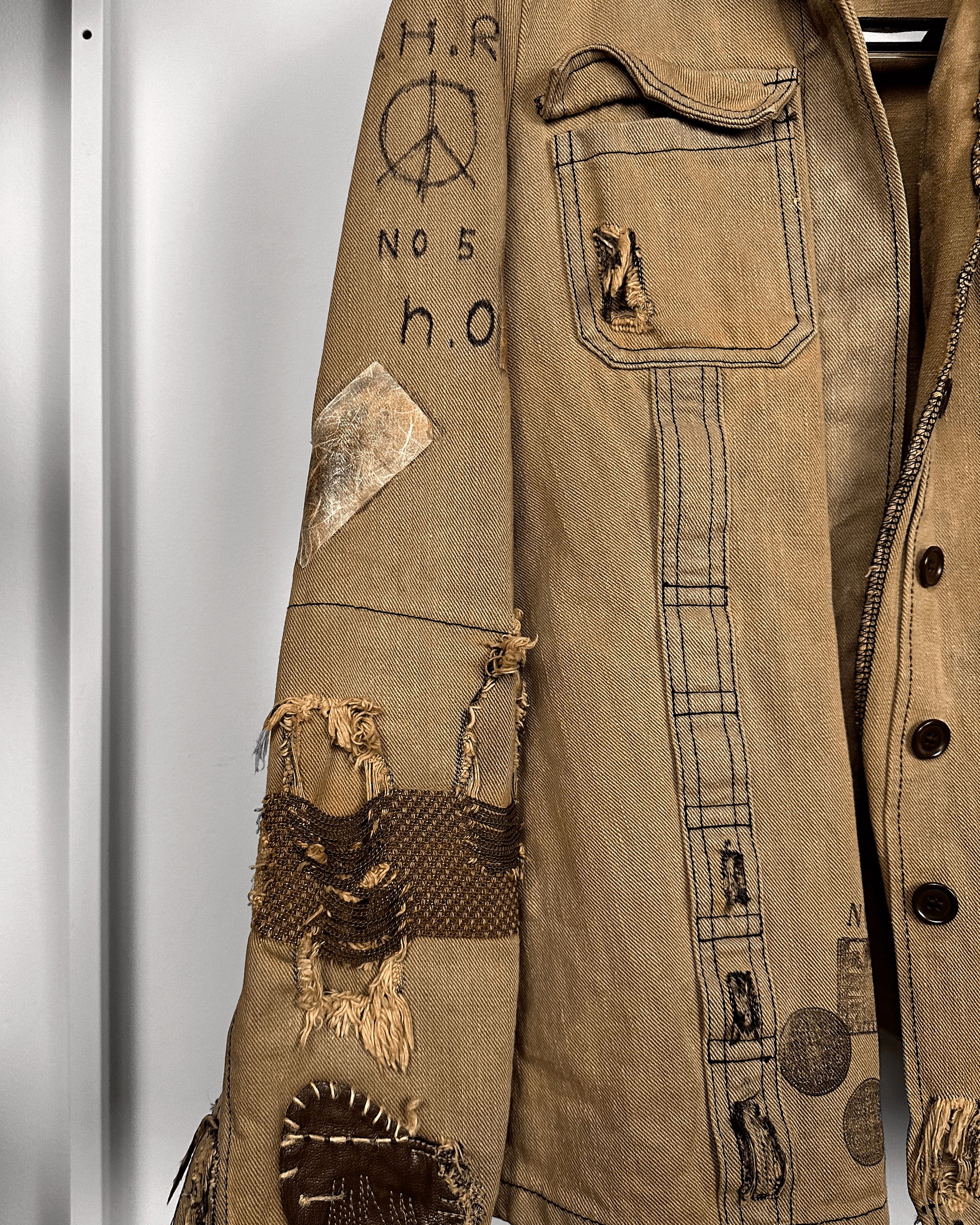 Share Spirit Homme Share Spirit Military Chainmail Distressed Field Jacket Size US M / EU 48-50 / 2 - 8 Thumbnail