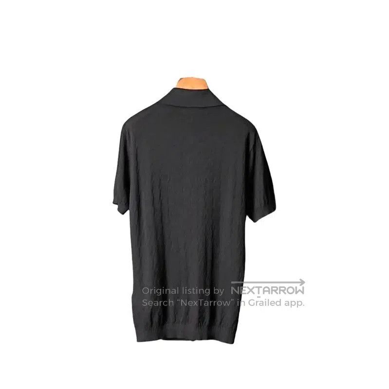 Versace Versace Black Silk Logo Polo Shirt . Size US XS / EU 42 / 0 - 2 Thumbnail