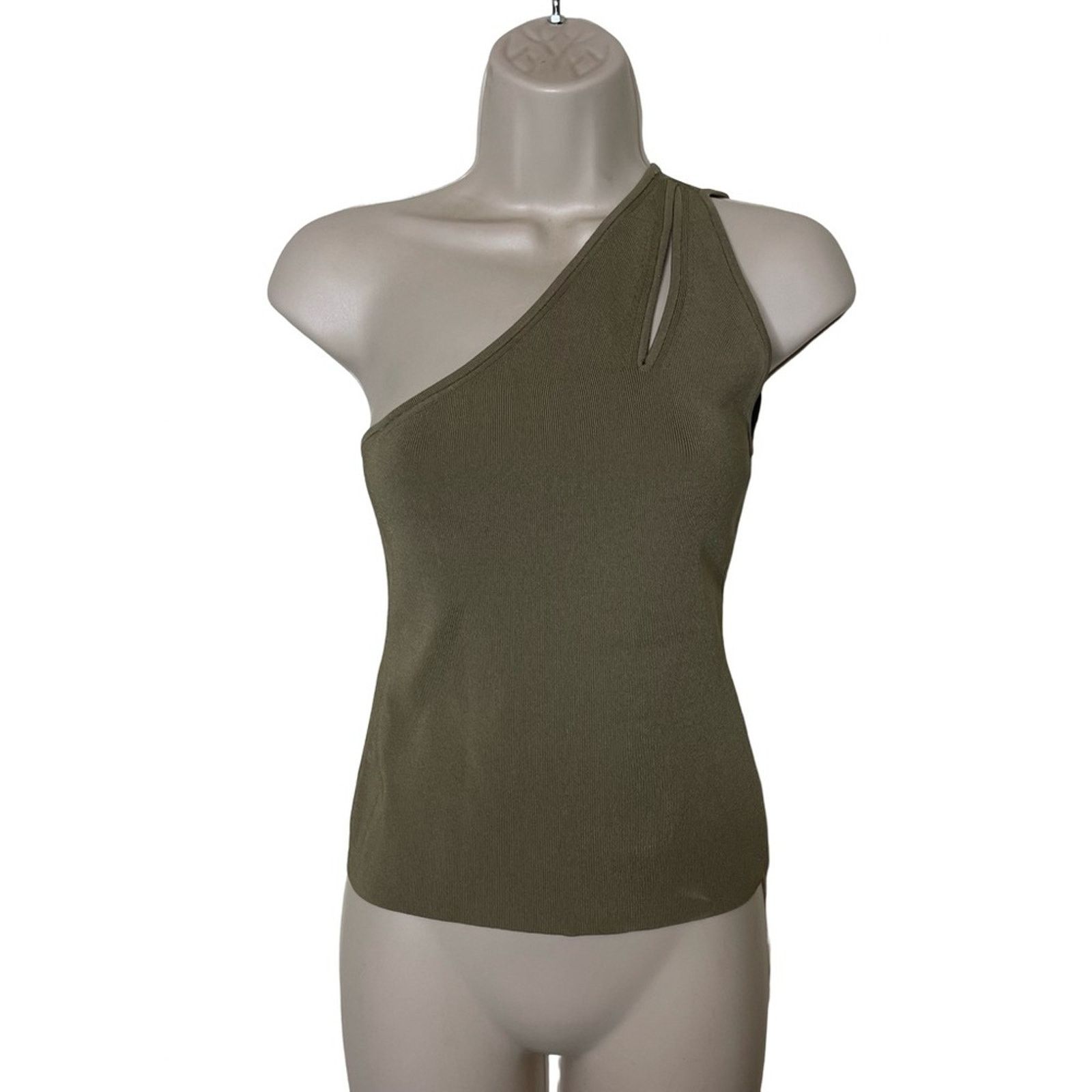 Ramy Brook Ramy Brook one shoulder knitted ribbed crop top sz XS Size L / US 10 / IT 46 - 1 Thumbnail