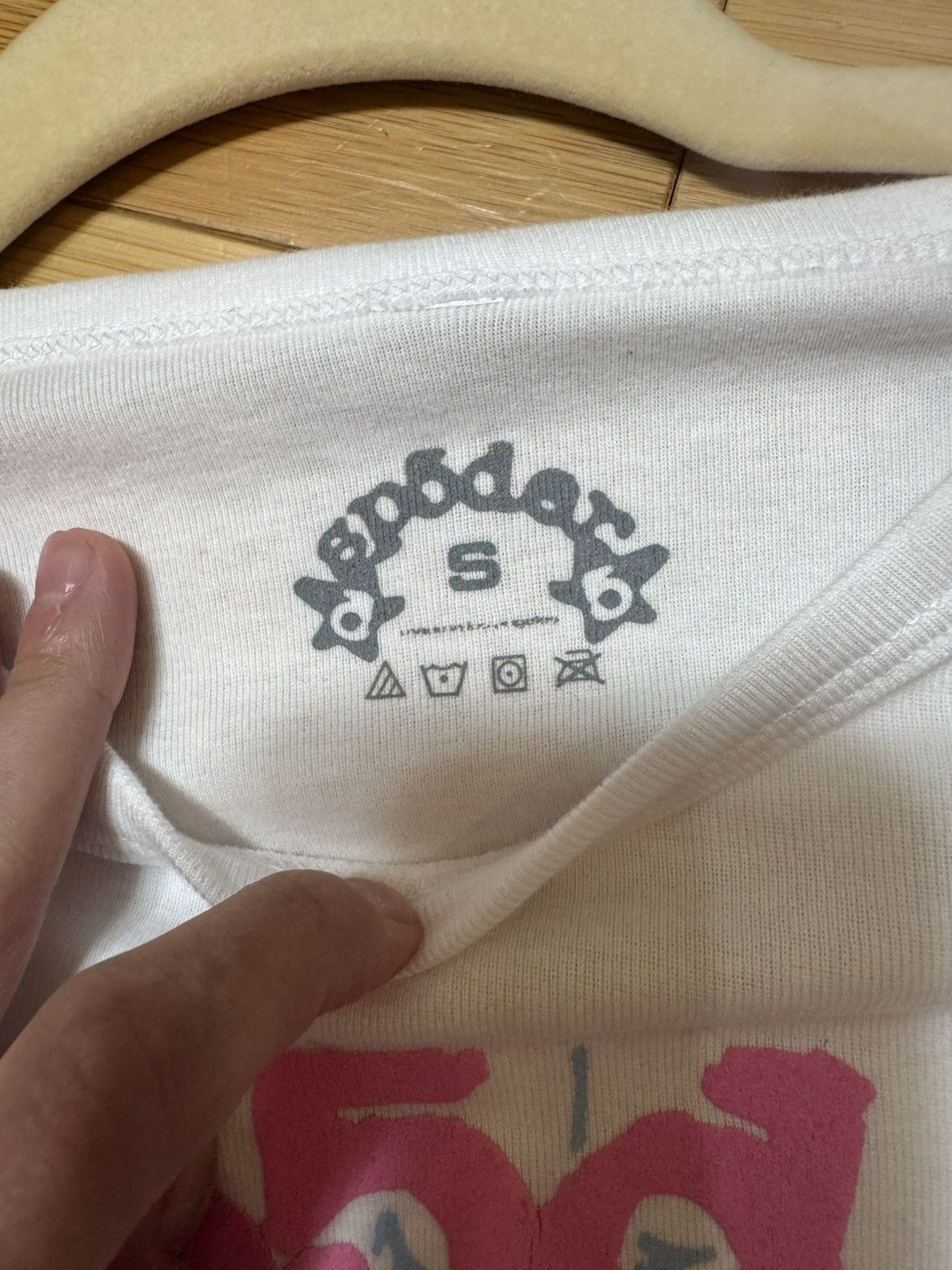 Sp5der Sp5der OG Web Baby Tee - Size Women’s Small Size S / US 4 / IT 40 - 3 Thumbnail