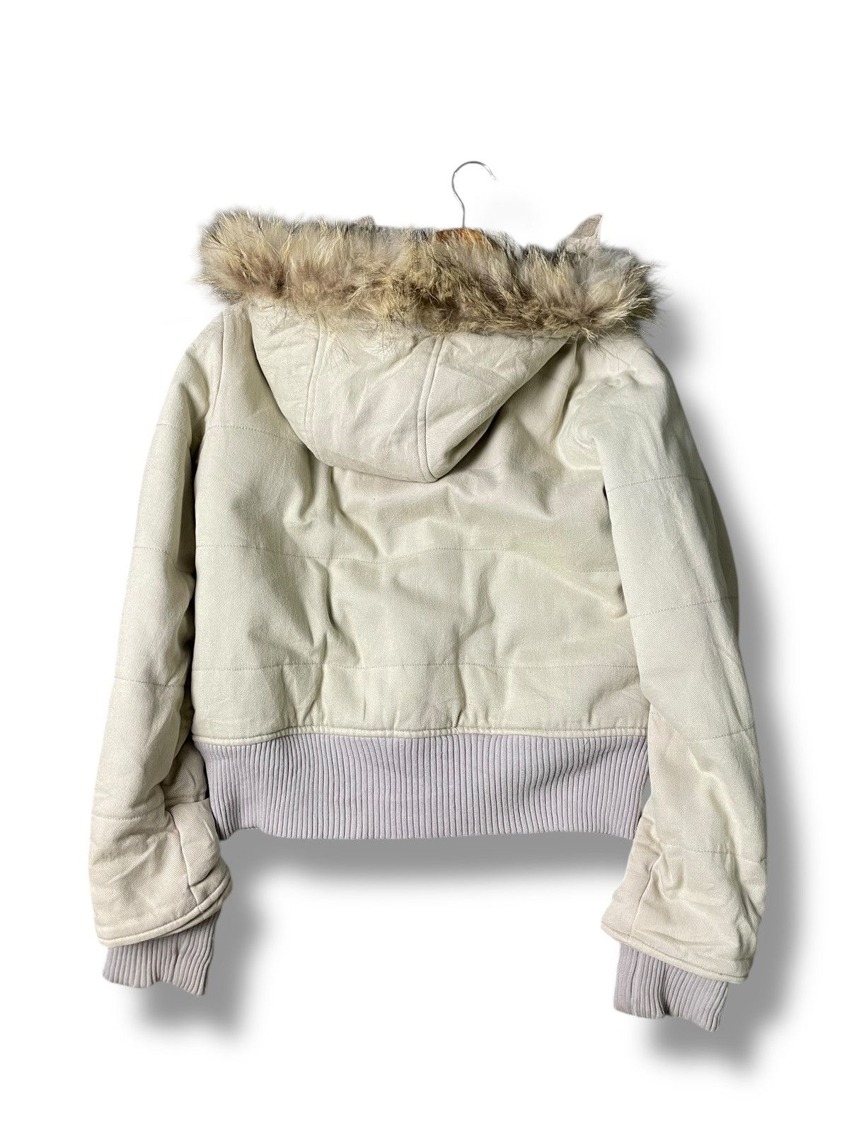 If Six Was Nine Sakiya Create Co. Faux Fur Hooded Crop Jacket (110) Size US XXS / EU 40 - 7 Thumbnail