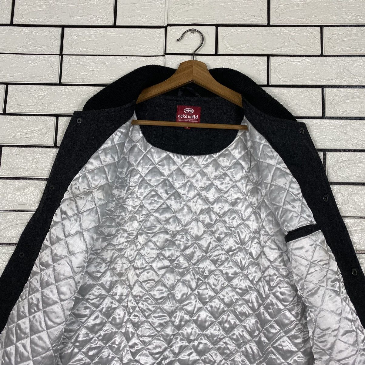 Ecko Unltd. Vintage Wool Bomber Jacket Ecko Untld Big Logo Size US L / EU 52-54 / 3 - 17 Thumbnail