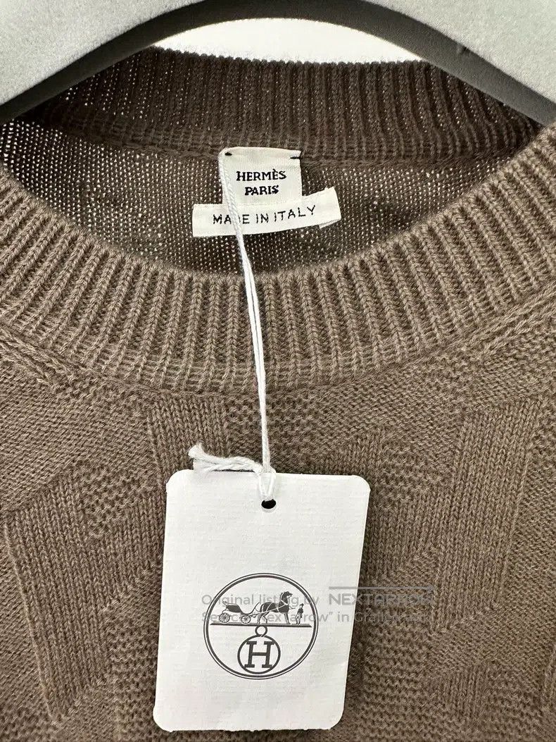 Hermes Hermes Wool Ribbed H-Sweater Size S / US 4 / IT 40 - 6 Thumbnail