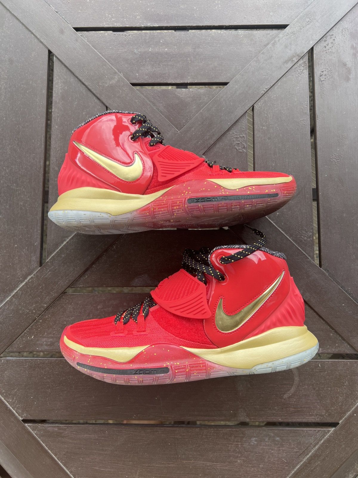 Nike Nike Kyrie 6 All Star Trophies Shoes Red Gold Grailed