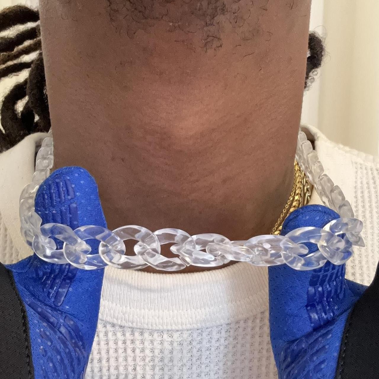 Vintage Y2K 2000s Infinity Link Translucent See-thru Hip Hop Chain Size ONE SIZE - 6 Thumbnail