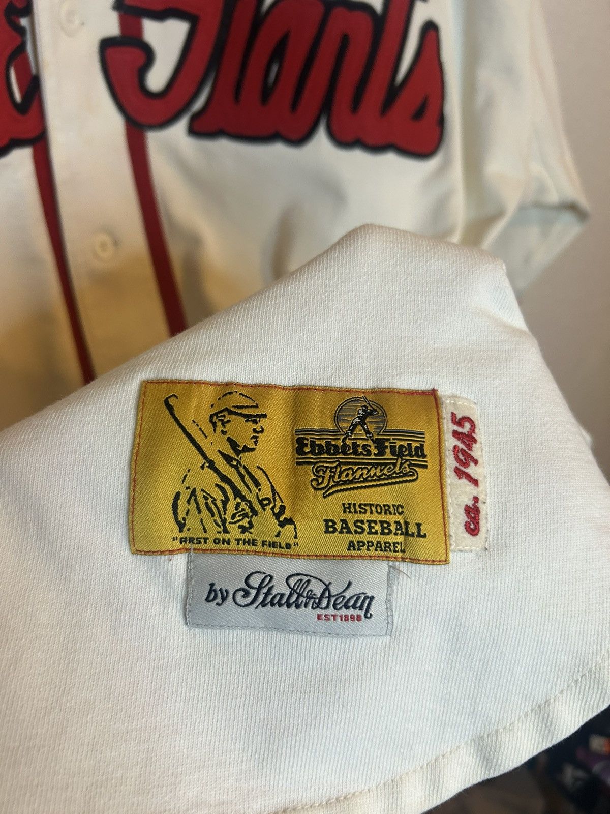 Ebbets Field Flannels VTG Baltimore Elite Giants Ebbets Field Flannels Jersey Size US XXL / EU 58 / 5 - 7 Thumbnail