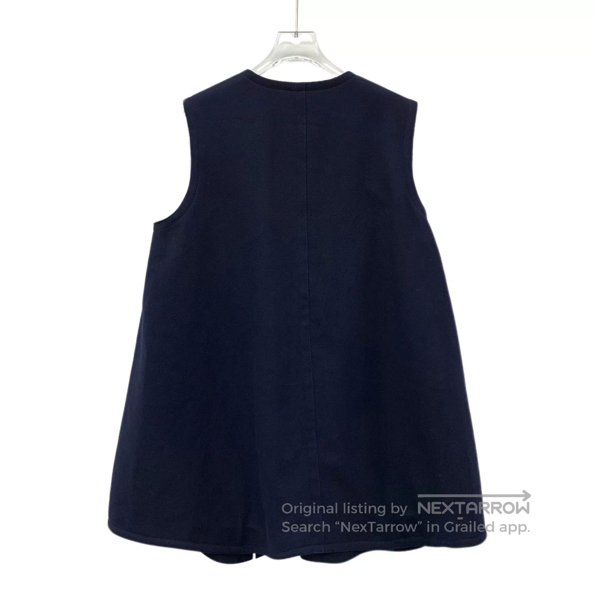 Fendi fendi navy wool sleeveless vest with pockets. Size US M / EU 48-50 / 2 - 2 Thumbnail