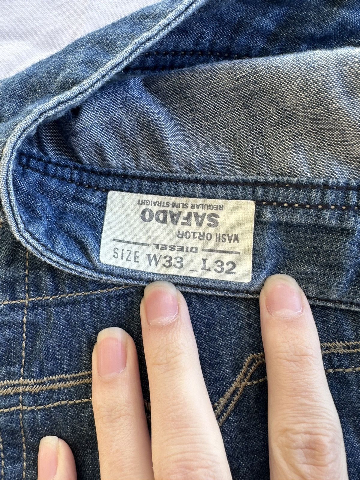 Diesel Diesel Denim Jeans Size US 33 - 5 Thumbnail