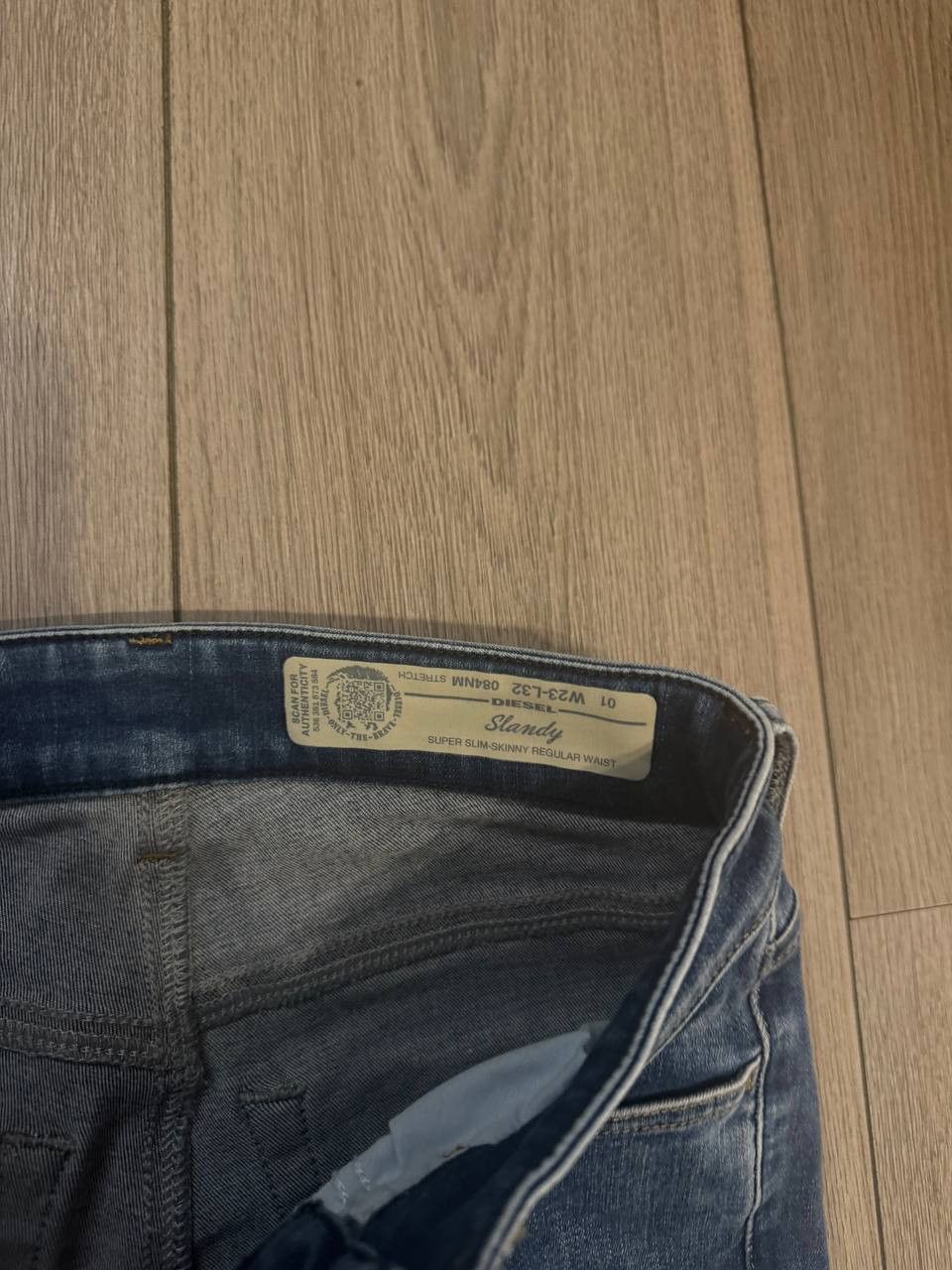 Diesel diesel slandy jeans women W23 L32 Super Slim-Skinny Blue Size 23" - 3 Thumbnail