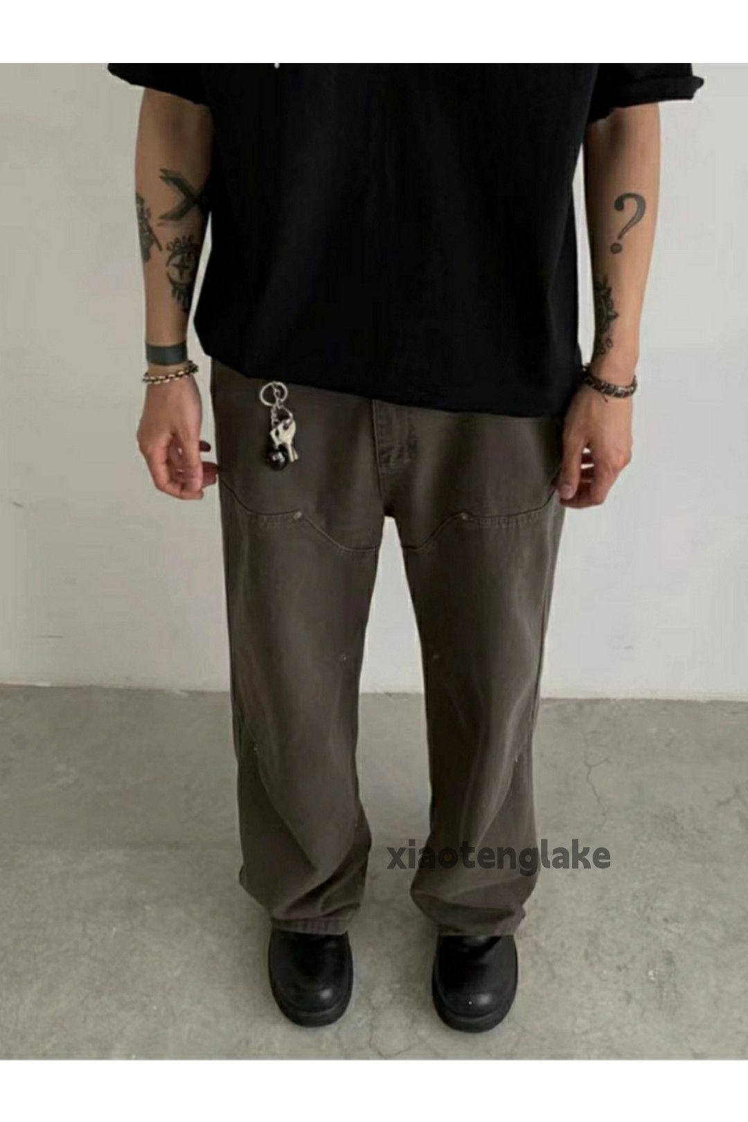 Designer × Japanese Brand × Vintage utility workwear carpenter skate hiphop loose pants Size US 32 / EU 48 - 3 Thumbnail