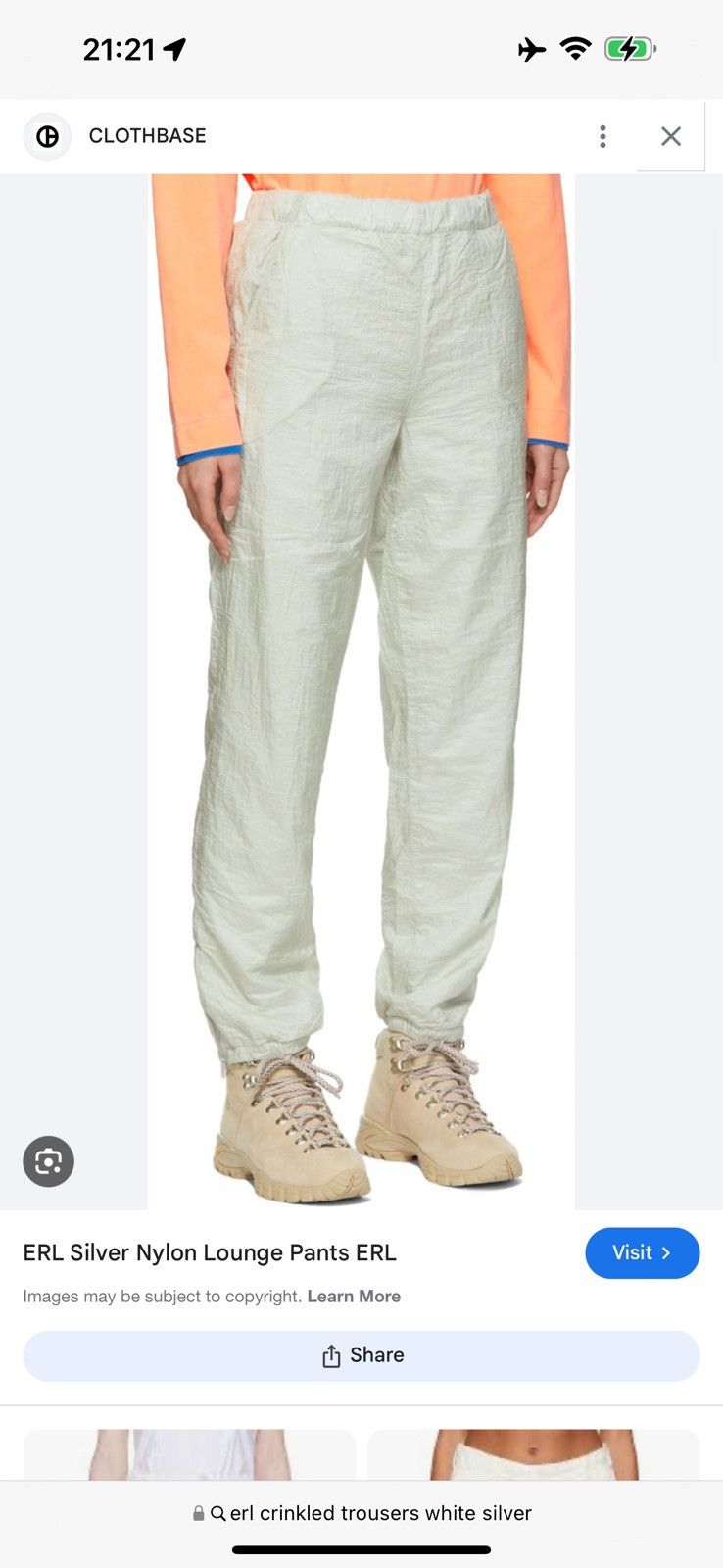 ERL ERL light padded trousers Size US M / EU 48-50 / 2 - 1 Thumbnail