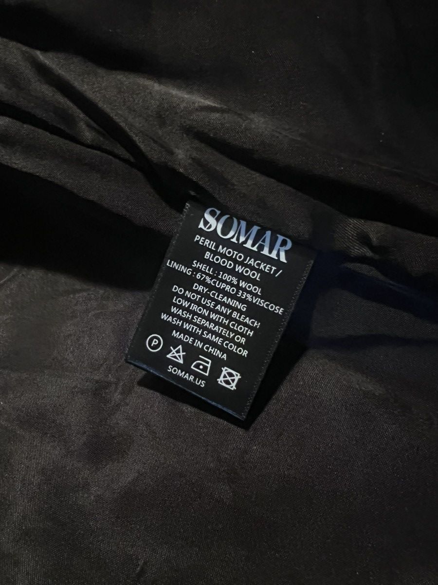 Somar Peril Moto Jacket - Blood Wool Size US L / EU 52-54 / 3 - 4 Thumbnail